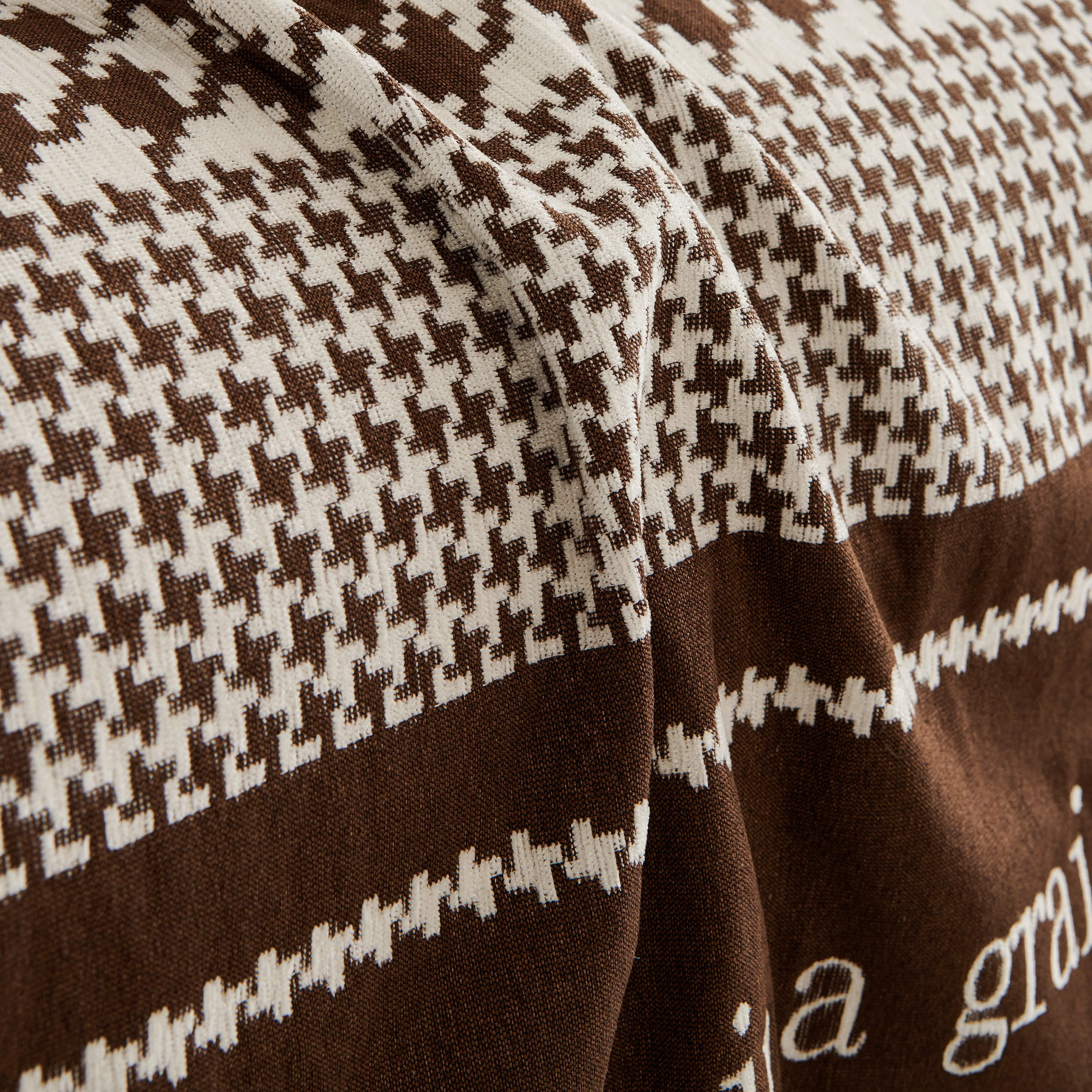 Chenille Houndstooth Couch Cover, Chaise Lounge Blanket Cover, Sectional Couch Scratch Protector - Image 39