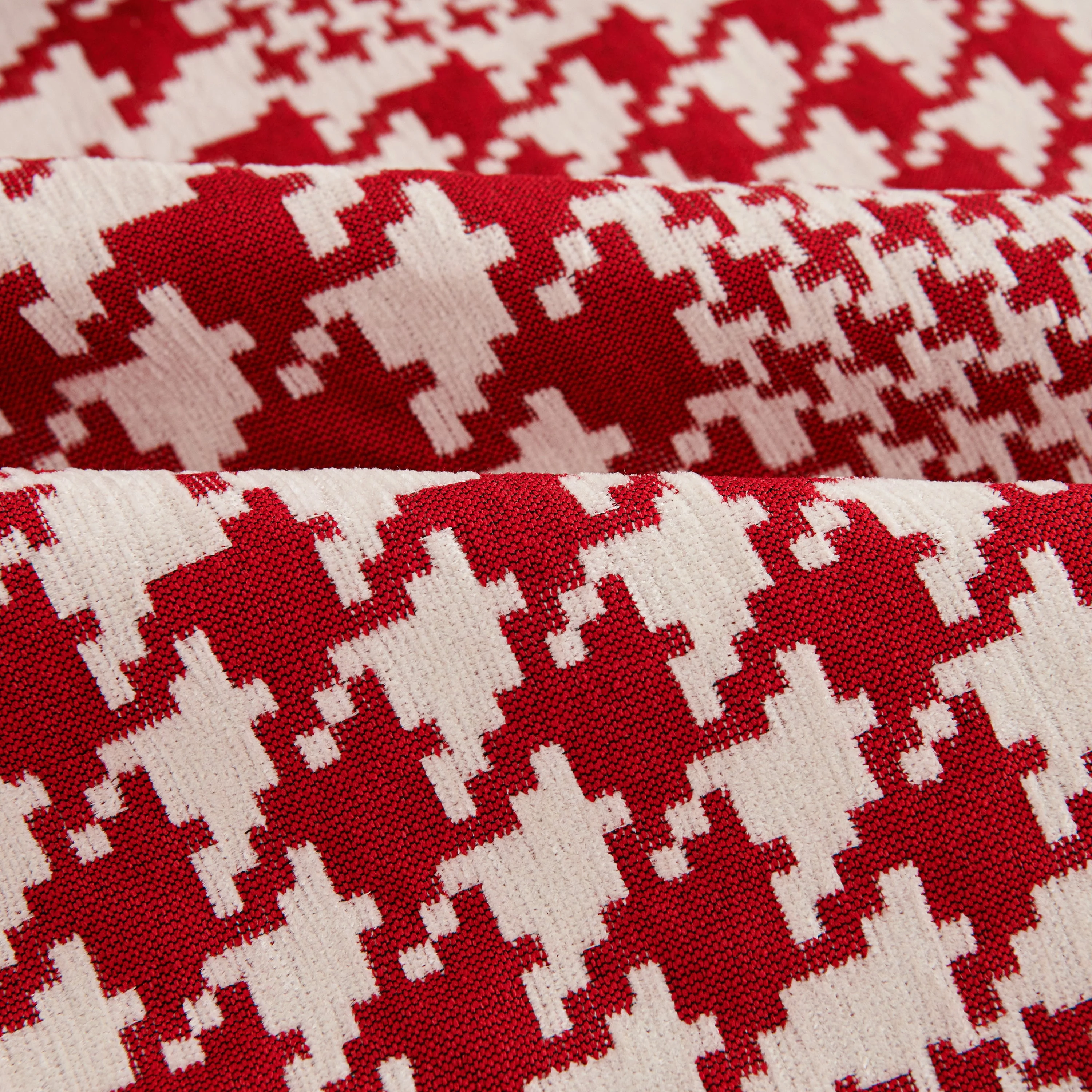 Chenille Houndstooth Couch Cover, Chaise Lounge Blanket Cover, Sectional Couch Scratch Protector - Image 90