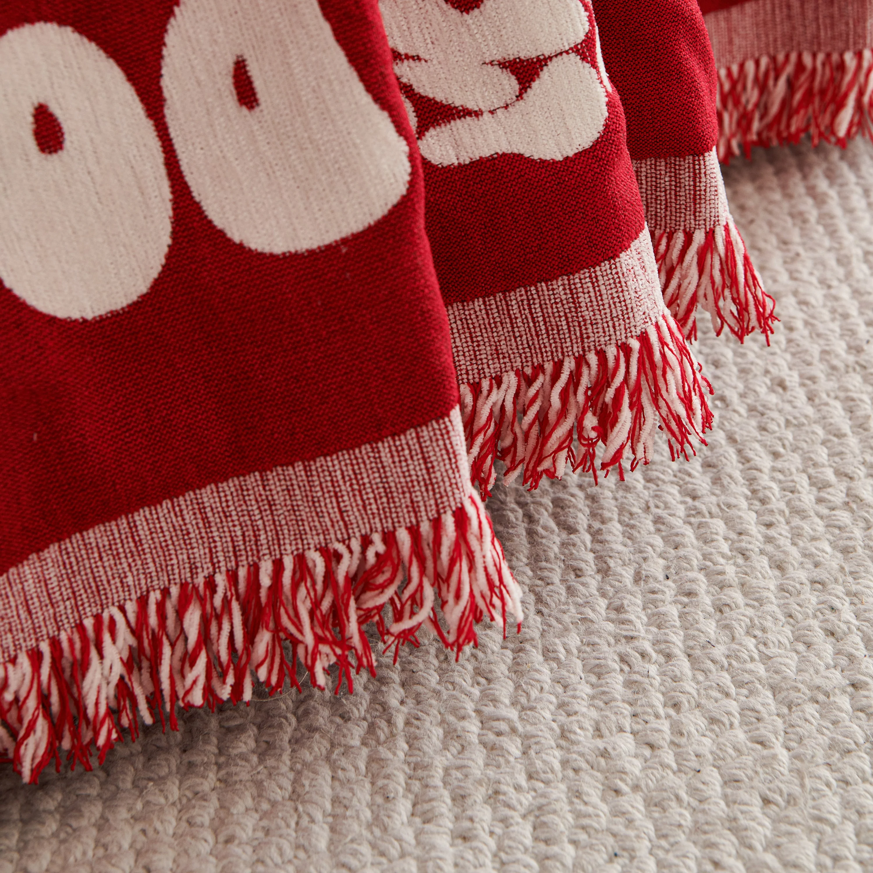 Chenille Houndstooth Sofa Throw Cover, Scratch Proof Cozy Throw Blankets for Couch - Image 68