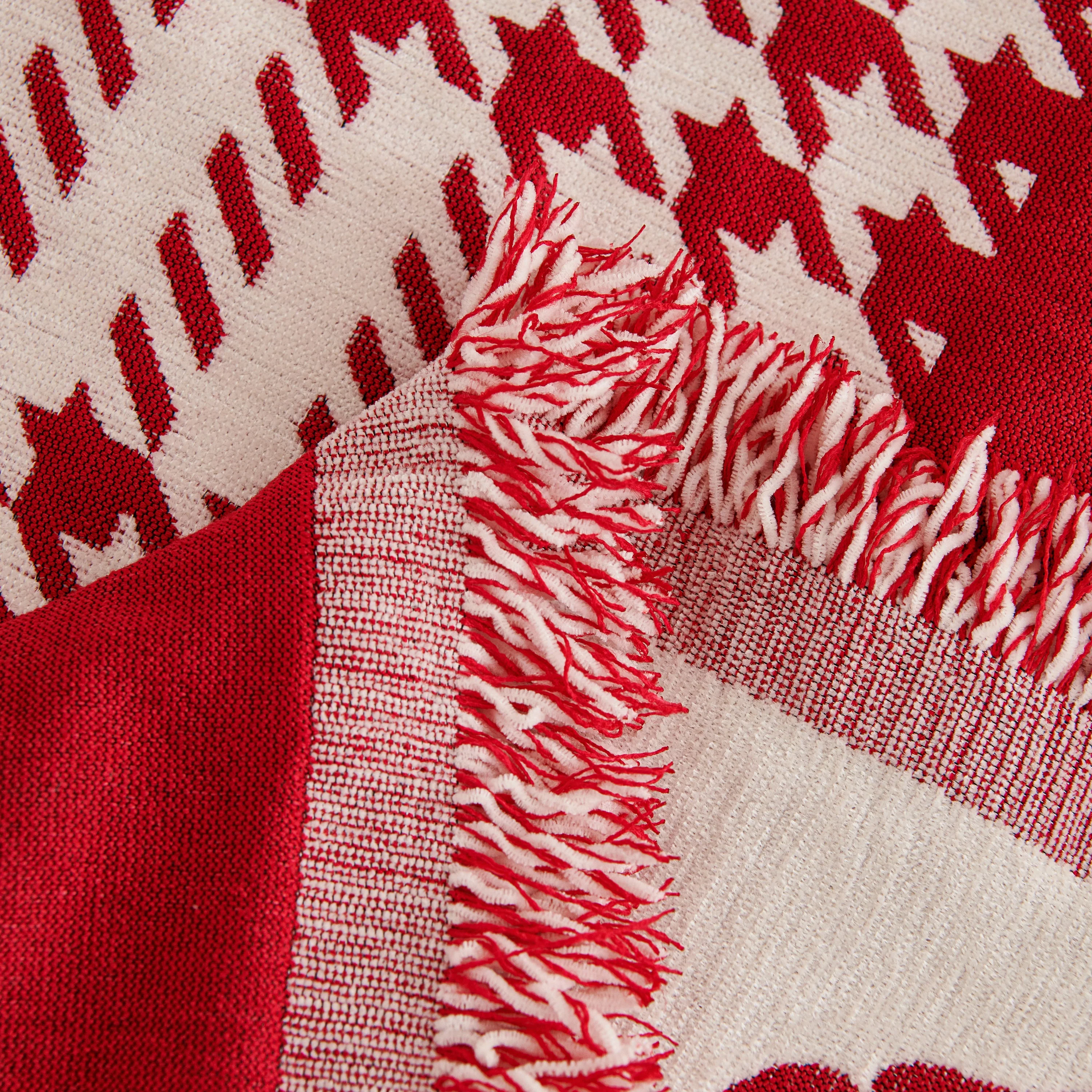 Chenille Houndstooth Sofa Throw Cover, Scratch Proof Cozy Throw Blankets for Couch - Image 75