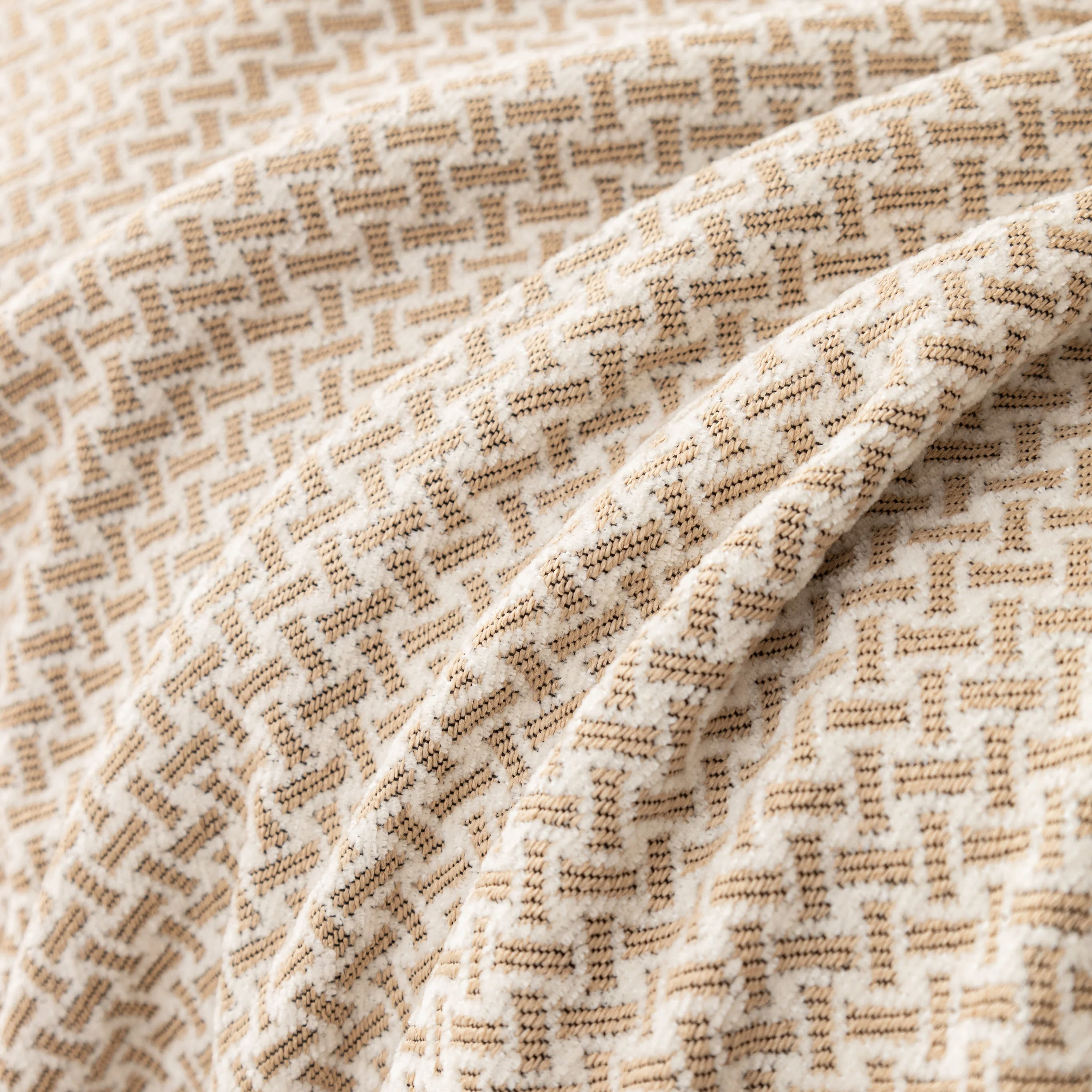 Chenille Jacquard Sofa Throw Blanket Cover Soft Polyester Weave Couch Throw Cover for Pets Dog Kids - Image 25