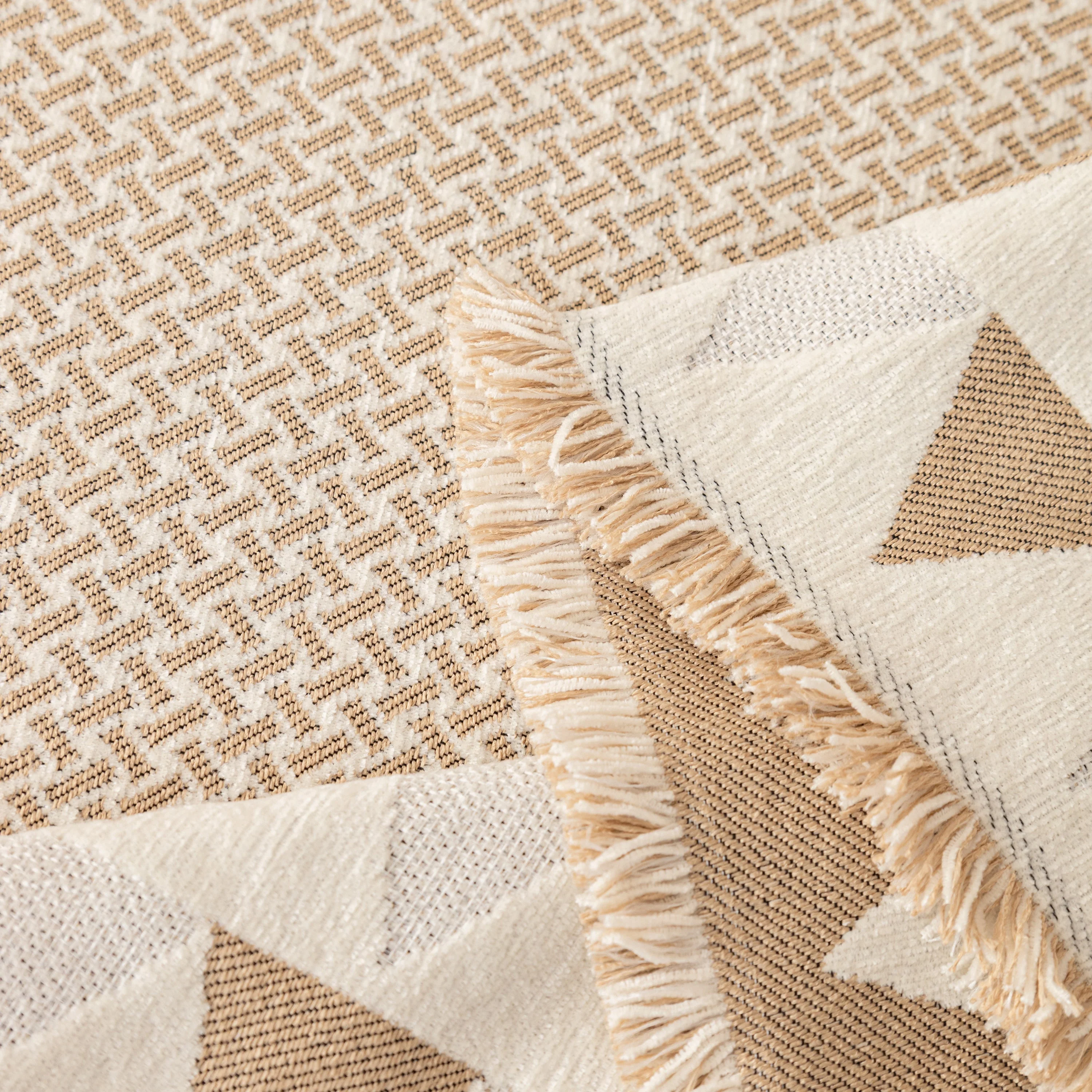 Chenille Jacquard Sofa Throw Blanket Cover Soft Polyester Weave Couch Throw Cover for Pets Dog Kids - Image 5