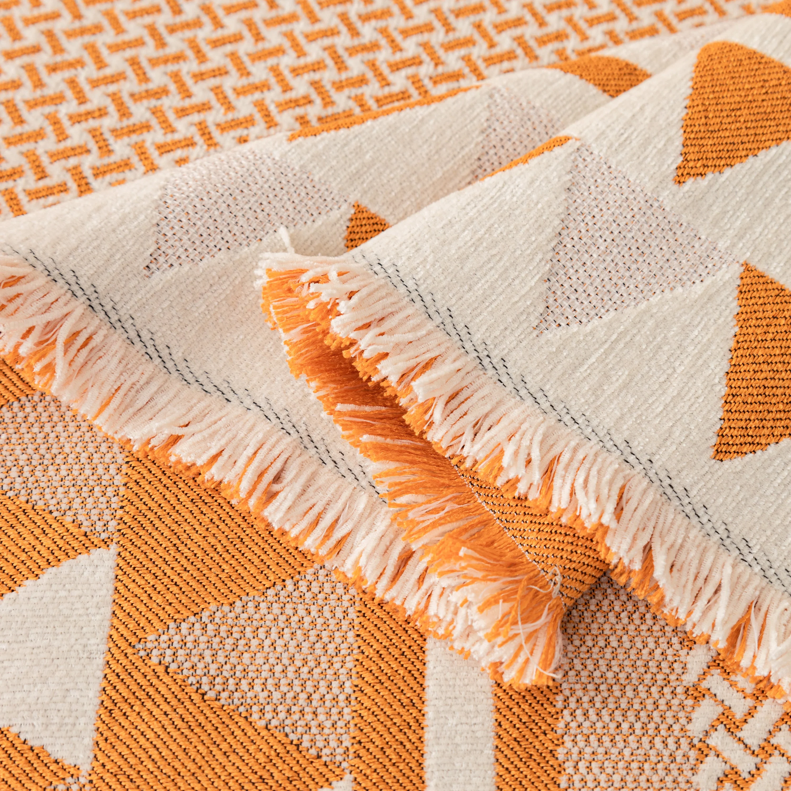 Chenille Jacquard Sofa Throw Blanket Cover Soft Polyester Weave Couch Throw Cover for Pets Dog Kids - Image 70