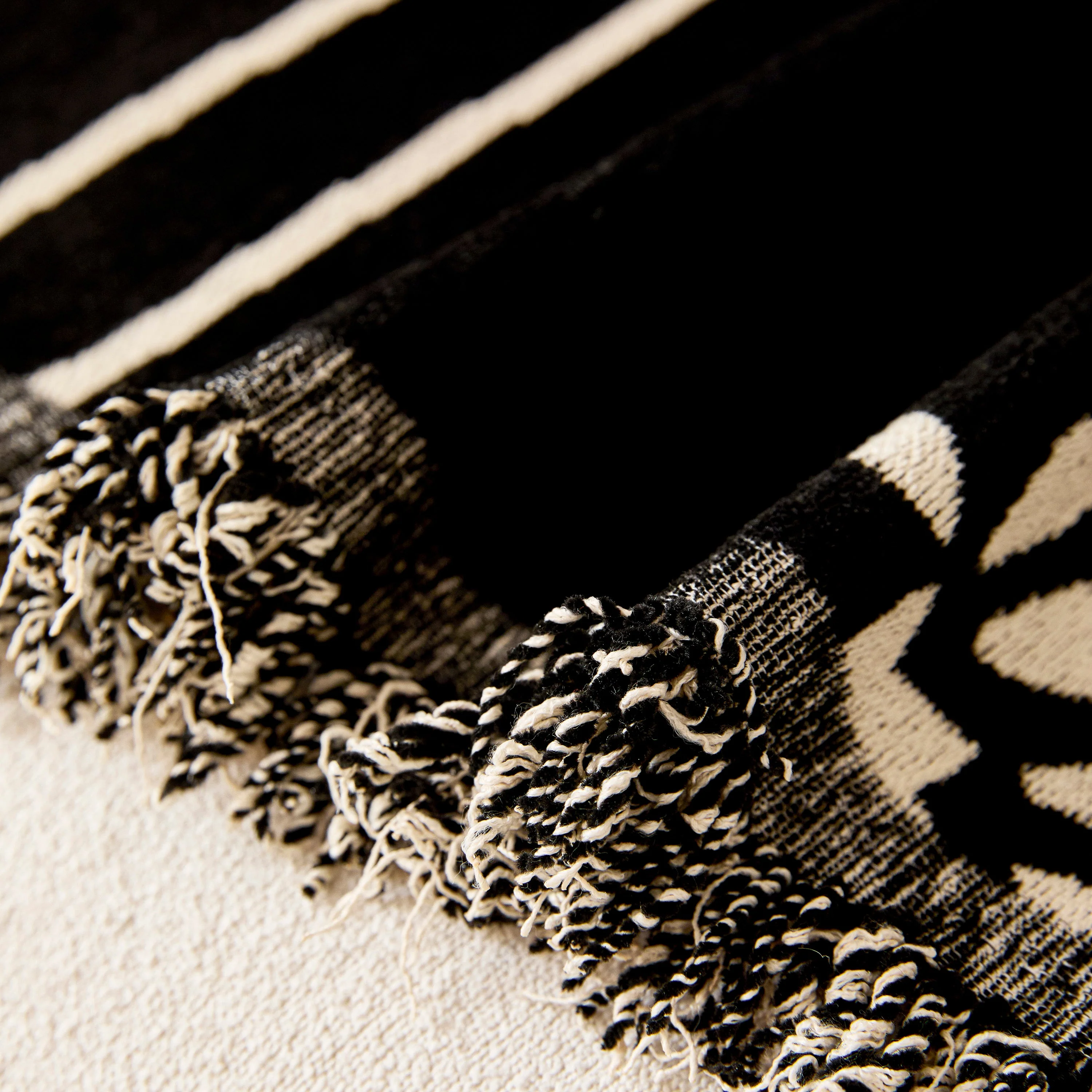 Chenille Jacquard Sofa Throw Cover with Tassel Soft Thick Couch Protector Blanket - Image 39