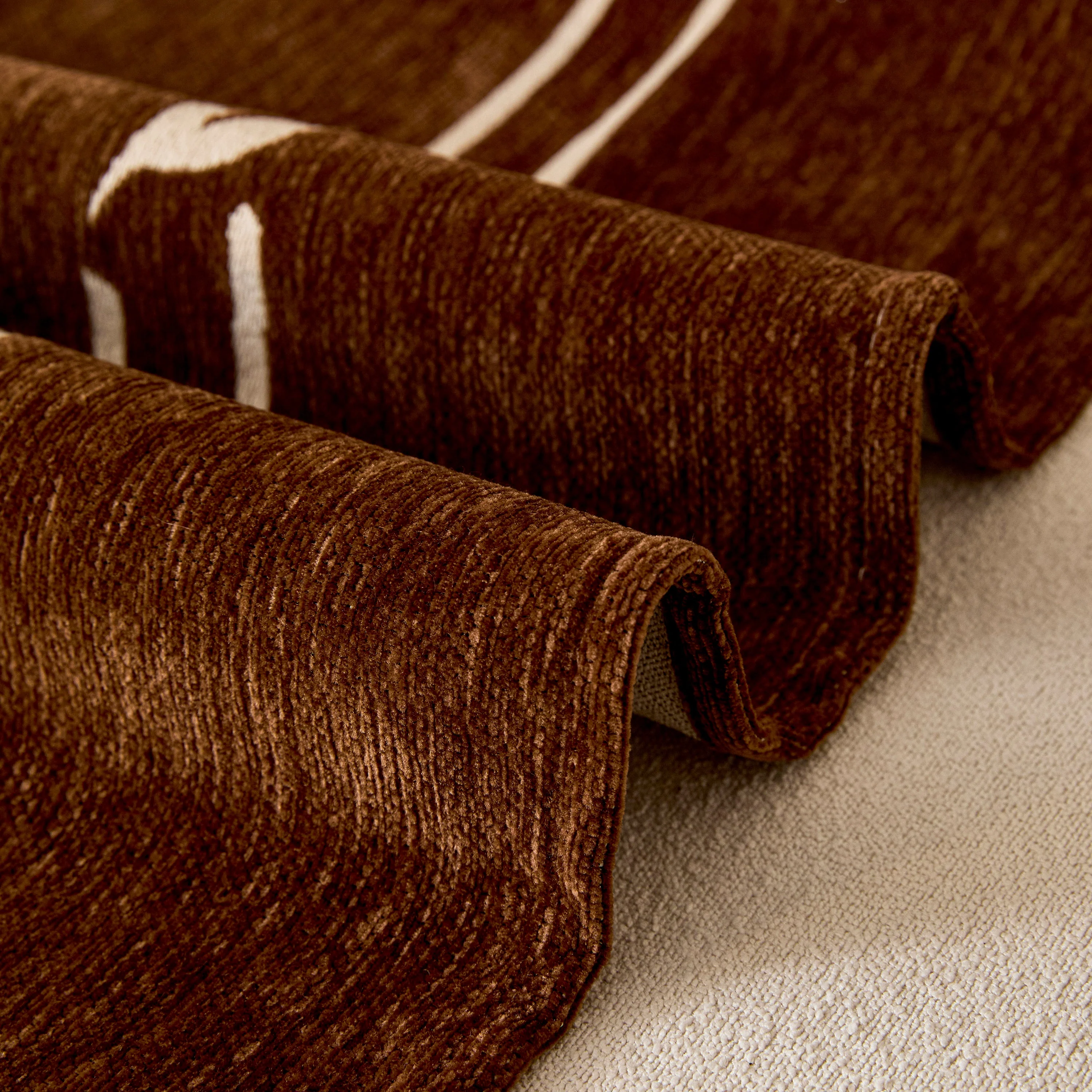 Chenille Jacquard Sofa Throw Cover with Tassel Soft Thick Couch Protector Blanket - Image 80