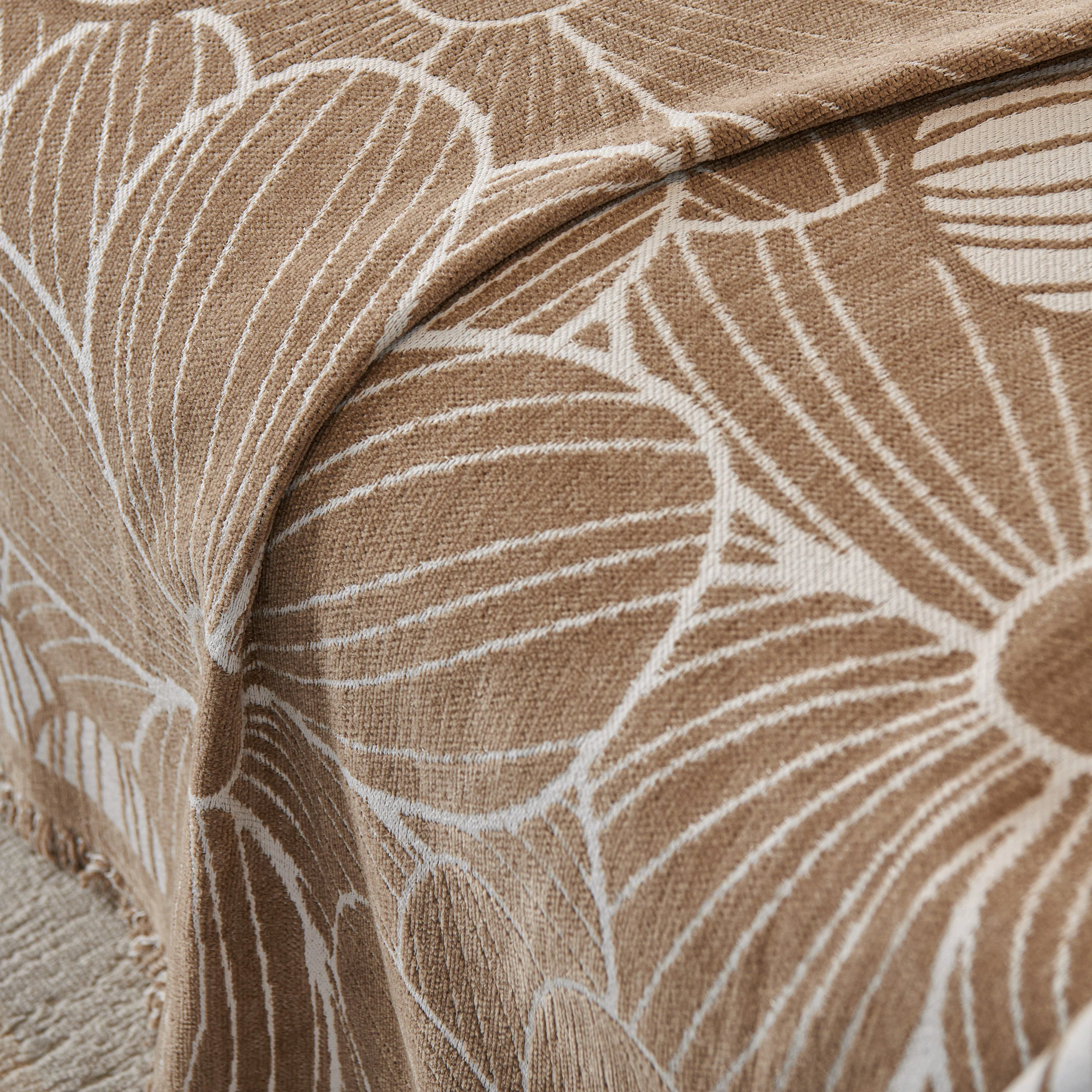 Chenille Jacquard Sofa Throw Cover with Tassels, All-Season Furniture Protector for Home and Office - Image 23