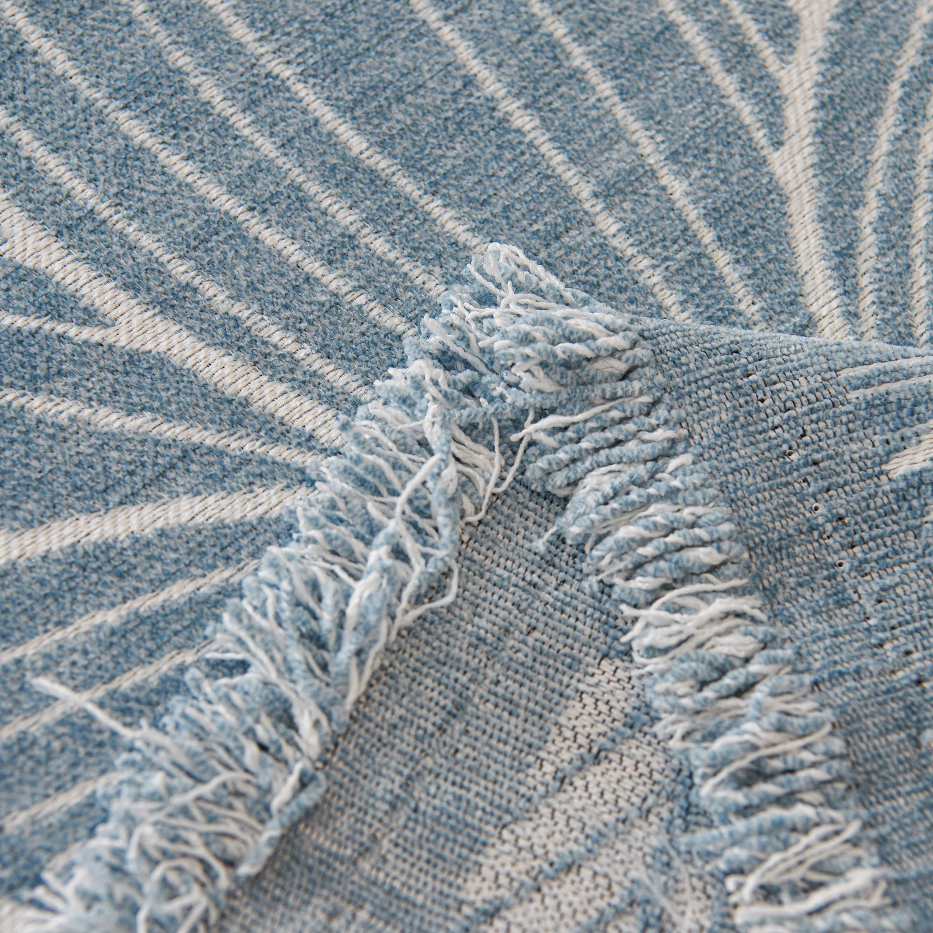Chenille Jacquard Sofa Throw Cover with Tassels, All-Season Furniture Protector for Home and Office - Image 3