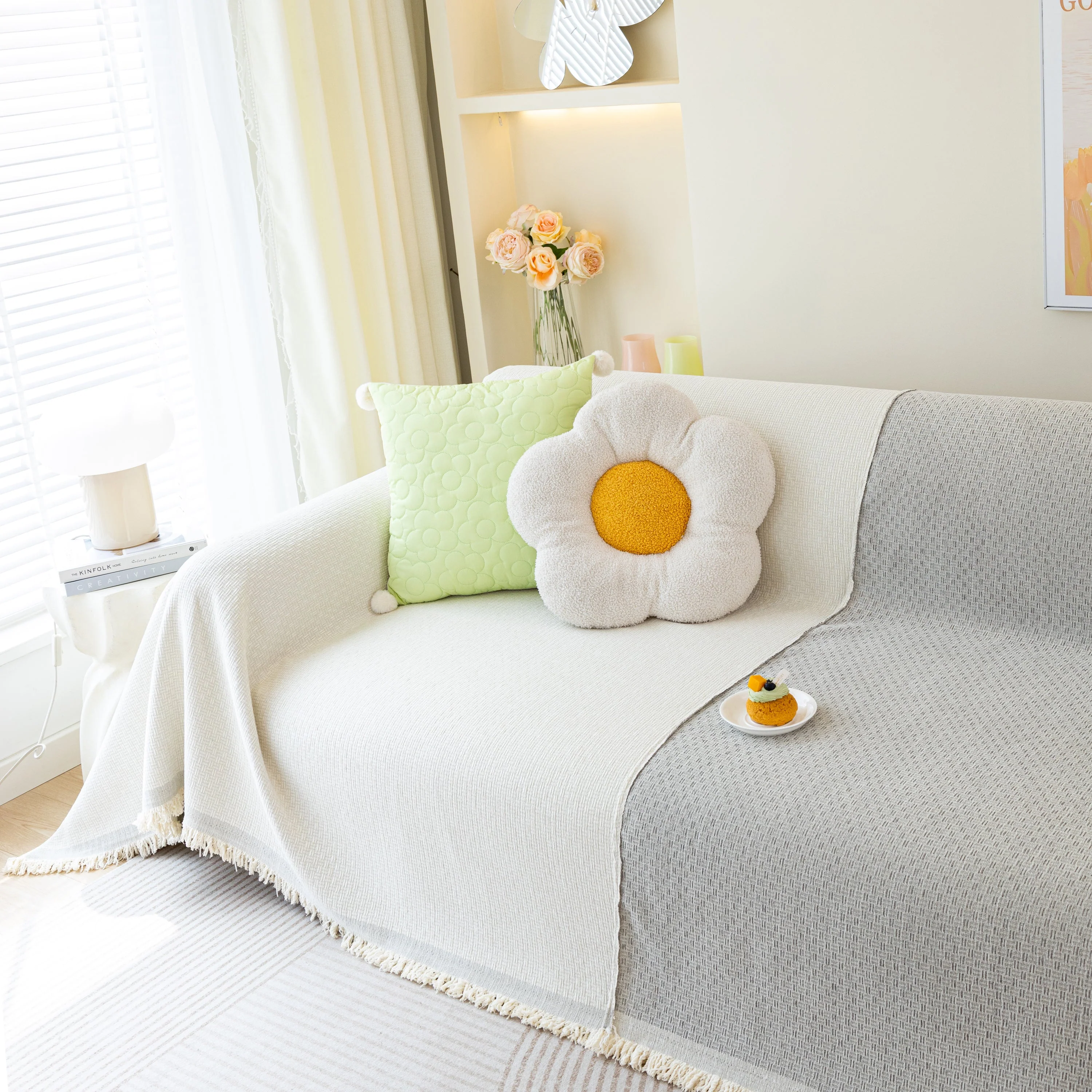 Chenille Large Throw Couch Cover Blanket with Water-Resistant for Futon, Loveseat, and L-Shaped Sofa - Image 47