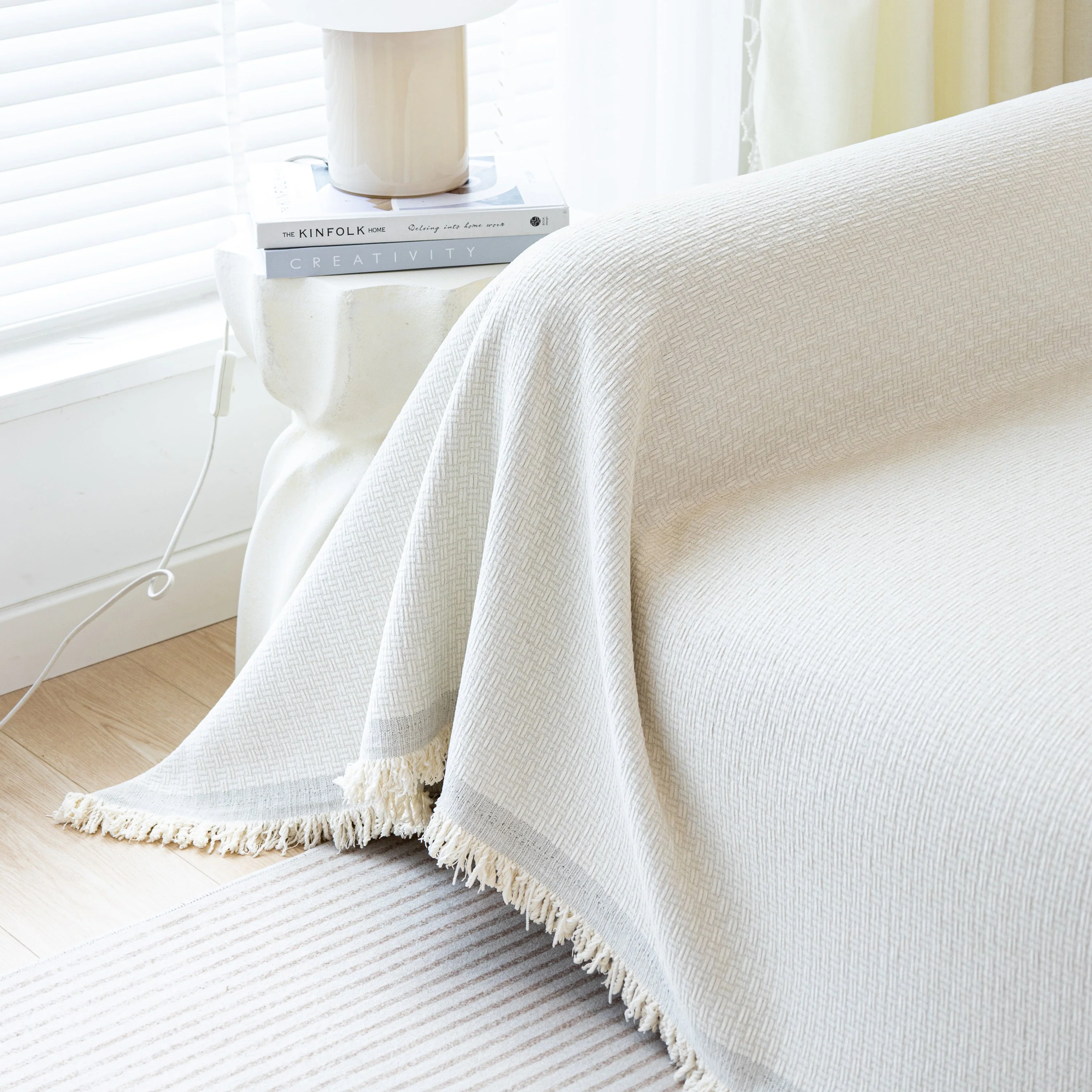 Chenille Large Throw Couch Cover Blanket with Water-Resistant for Futon, Loveseat, and L-Shaped Sofa - Image 48