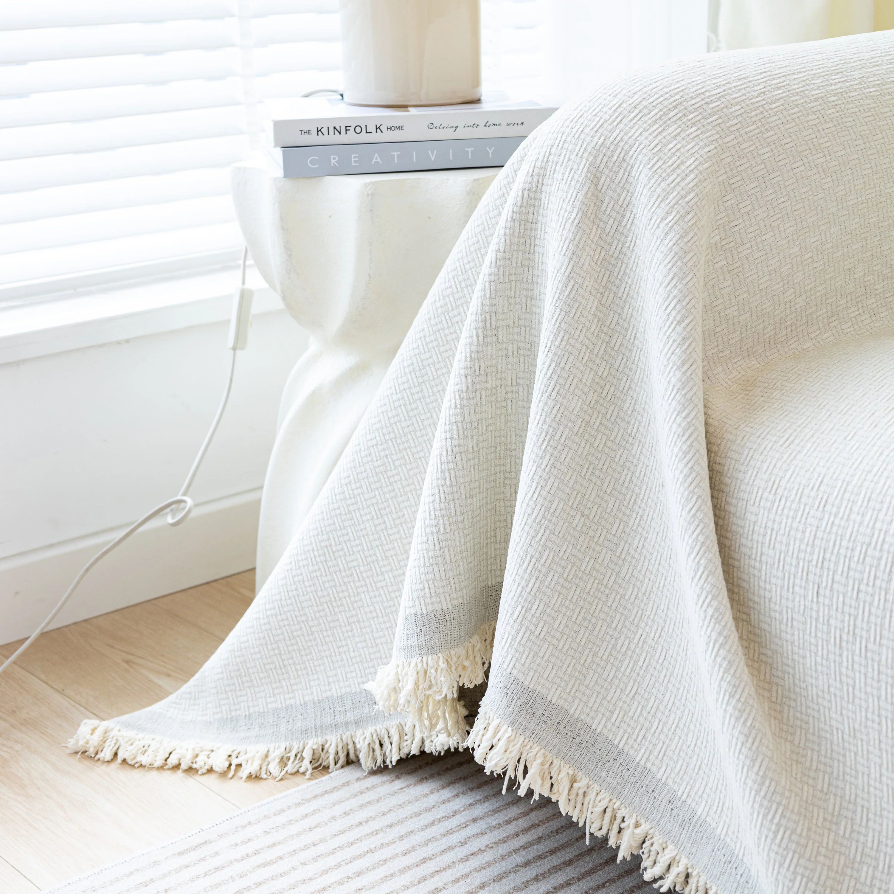 Chenille Large Throw Couch Cover Blanket with Water-Resistant for Futon, Loveseat, and L-Shaped Sofa - Image 49