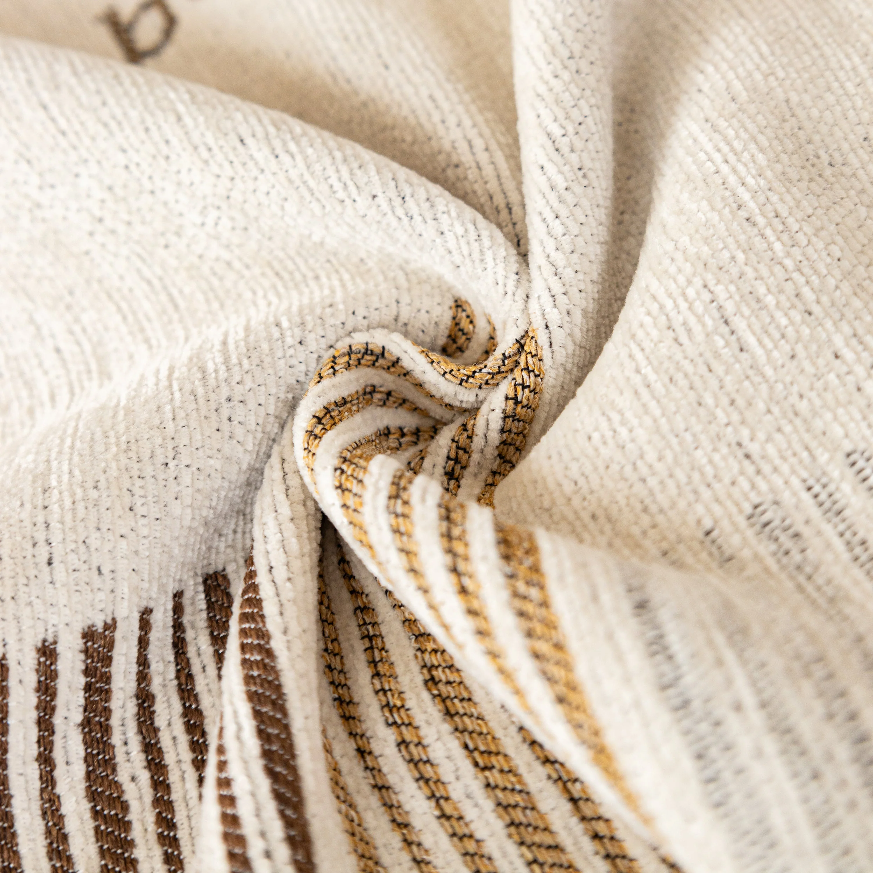 Geometric Chenille Sofa Throw Cover, Breathable Couch Protector with Tassel Fringe - Image 62