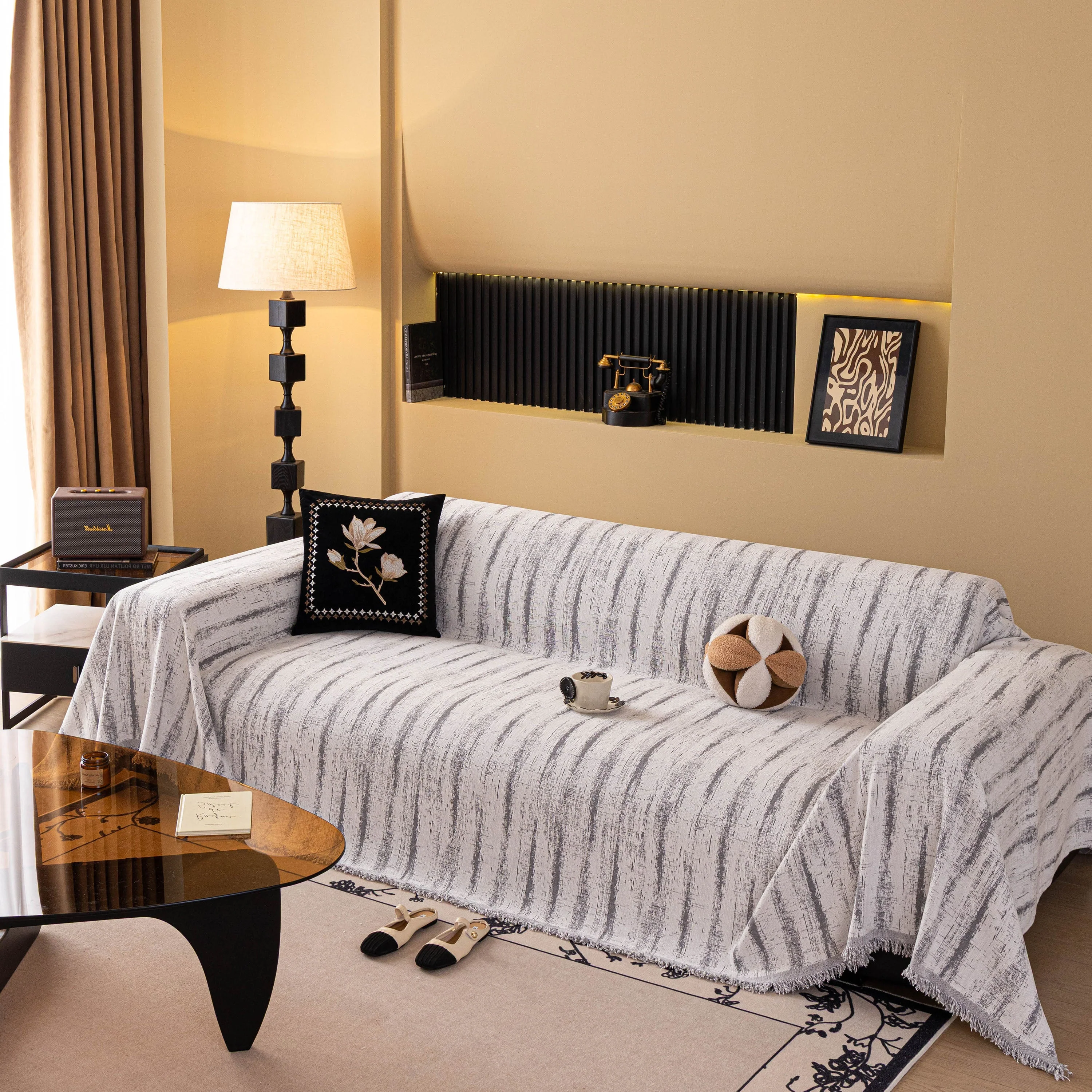 Chenille Oversized Throws for Couches, Washable and Durable Sofa Slipcover for Pets - Image 102