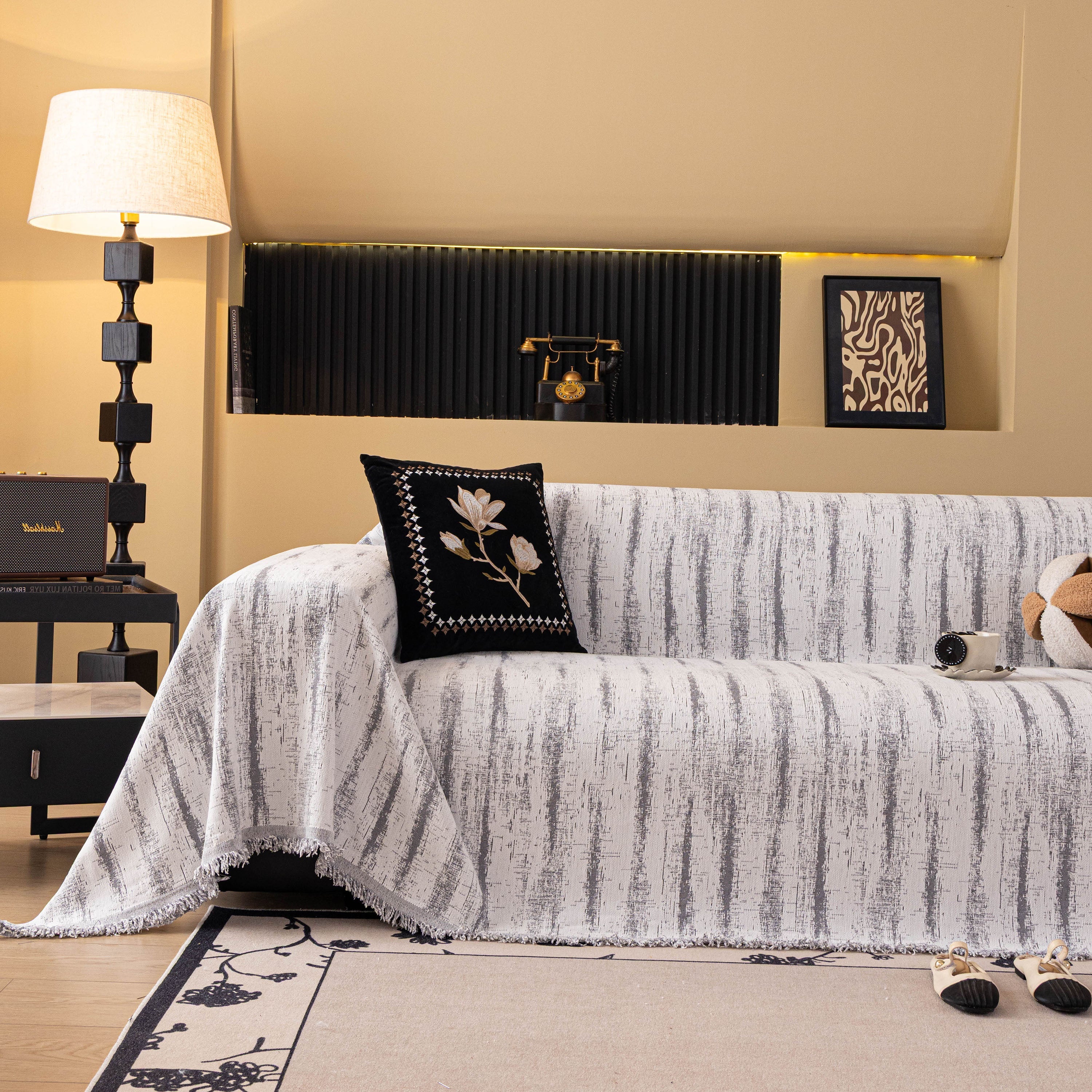 Chenille Oversized Throws for Couches, Washable and Durable Sofa Slipcover for Pets - Image 104