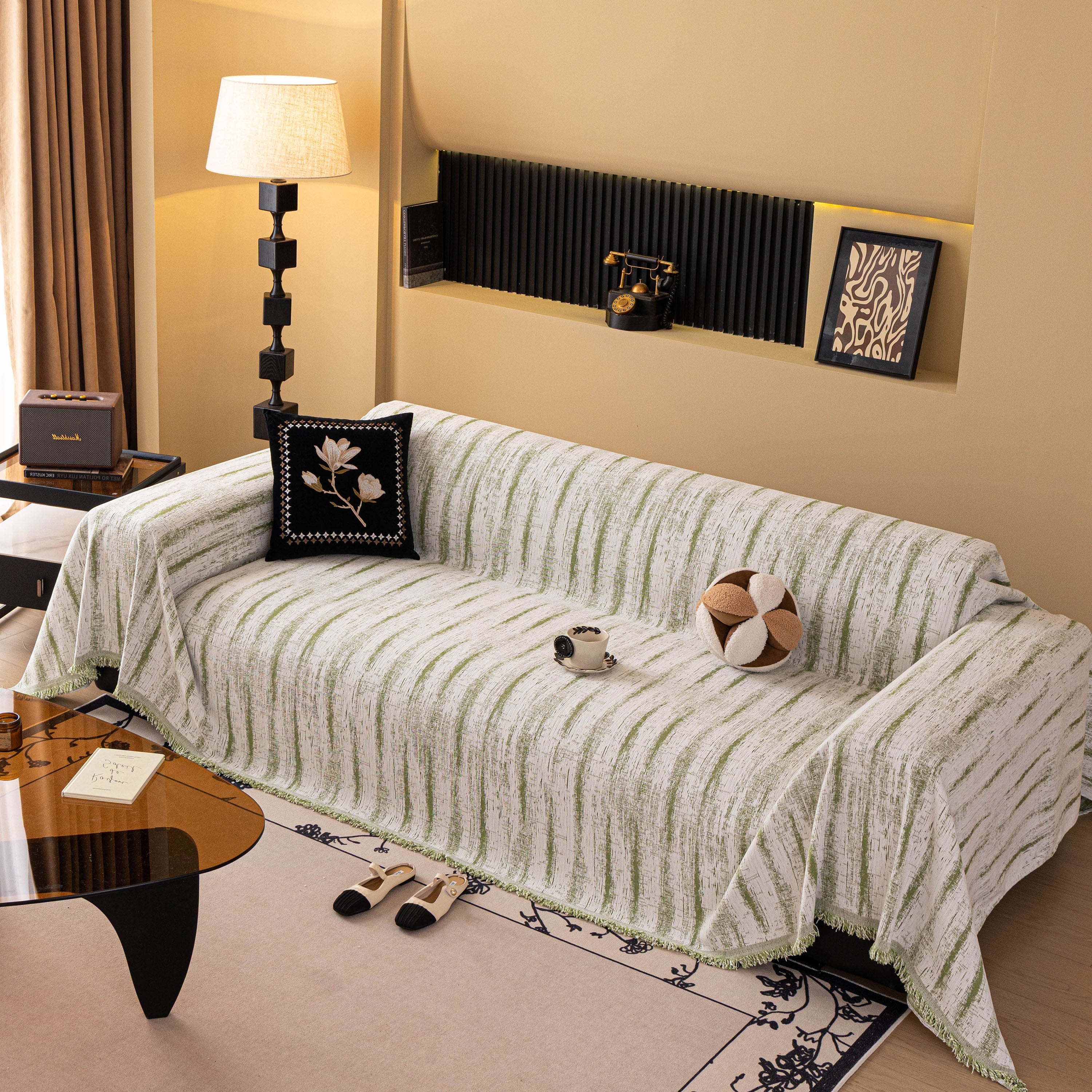 Chenille Oversized Throws for Couches, Washable and Durable Sofa Slipcover for Pets - Image 30