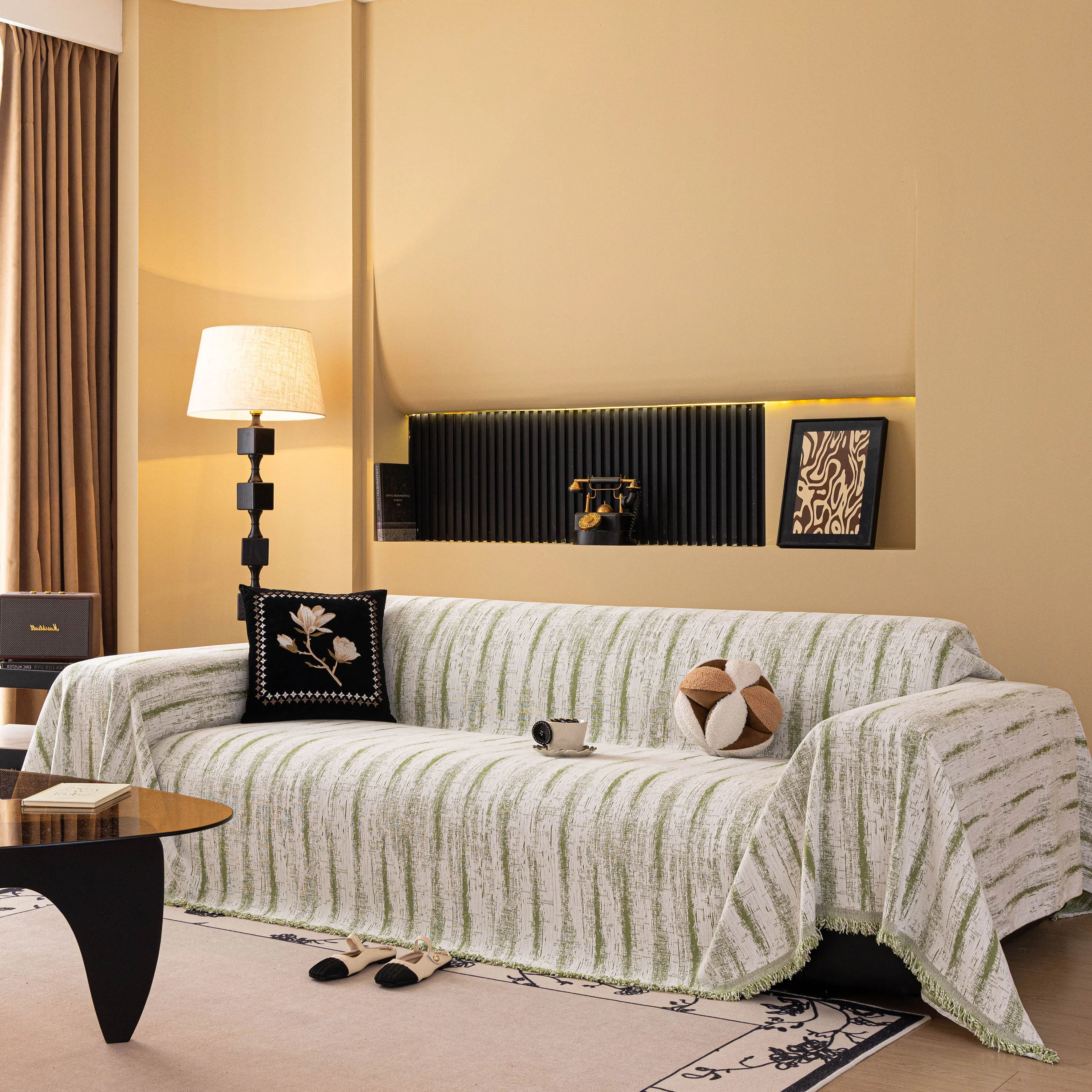 Chenille Oversized Throws for Couches, Washable and Durable Sofa Slipcover for Pets - Image 33