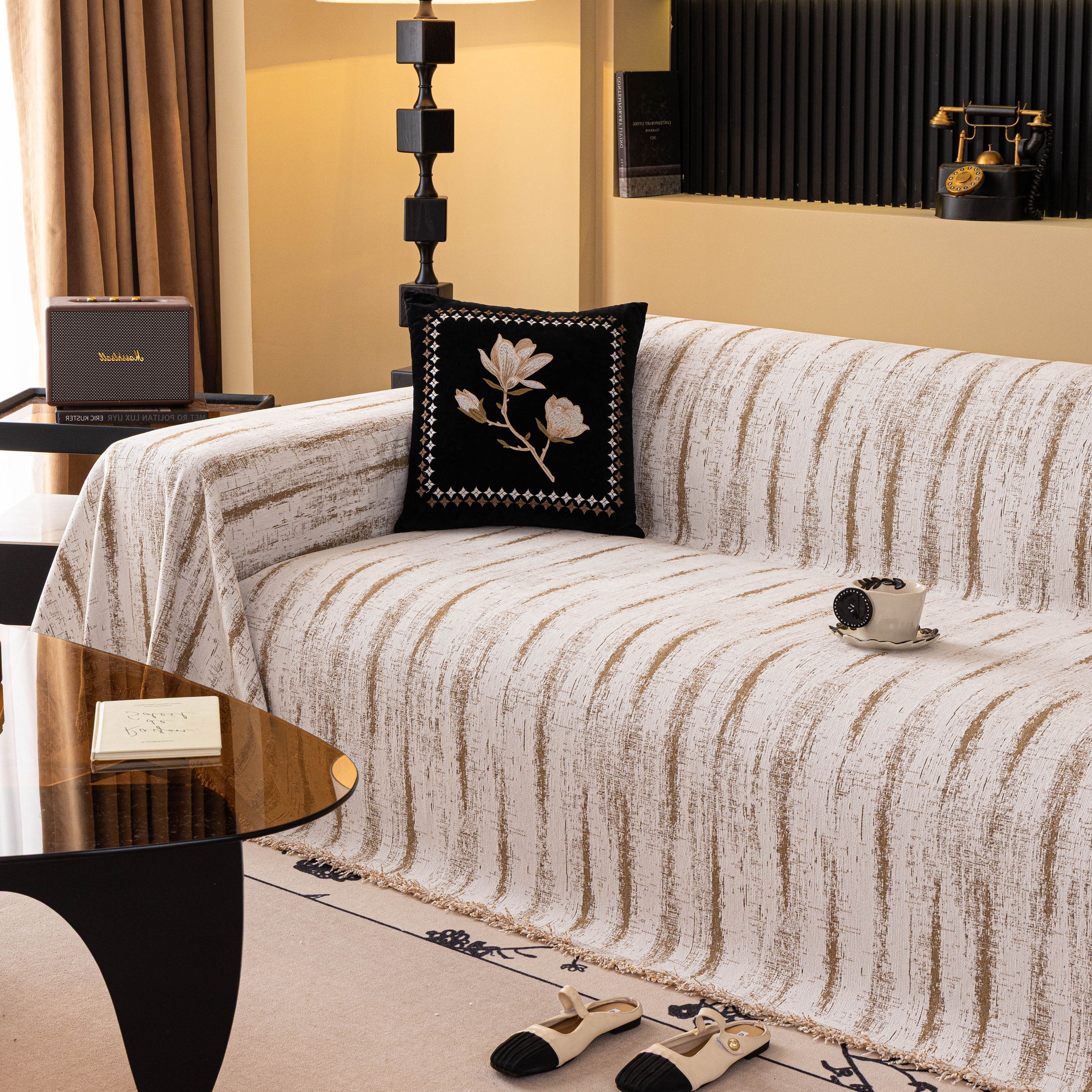 Chenille Oversized Throws for Couches, Washable and Durable Sofa Slipcover for Pets - Image 39