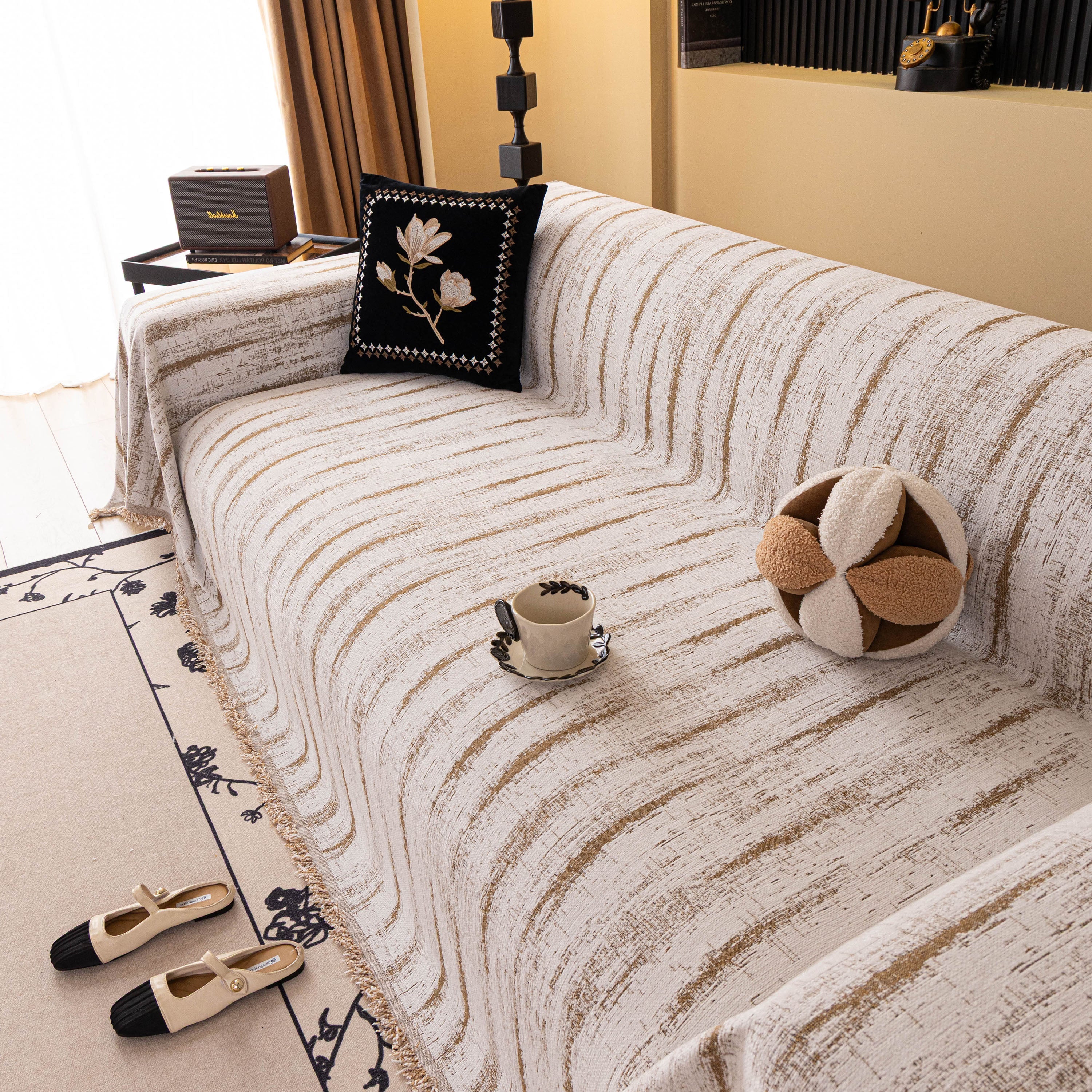 Chenille Oversized Throws for Couches, Washable and Durable Sofa Slipcover for Pets - Image 44