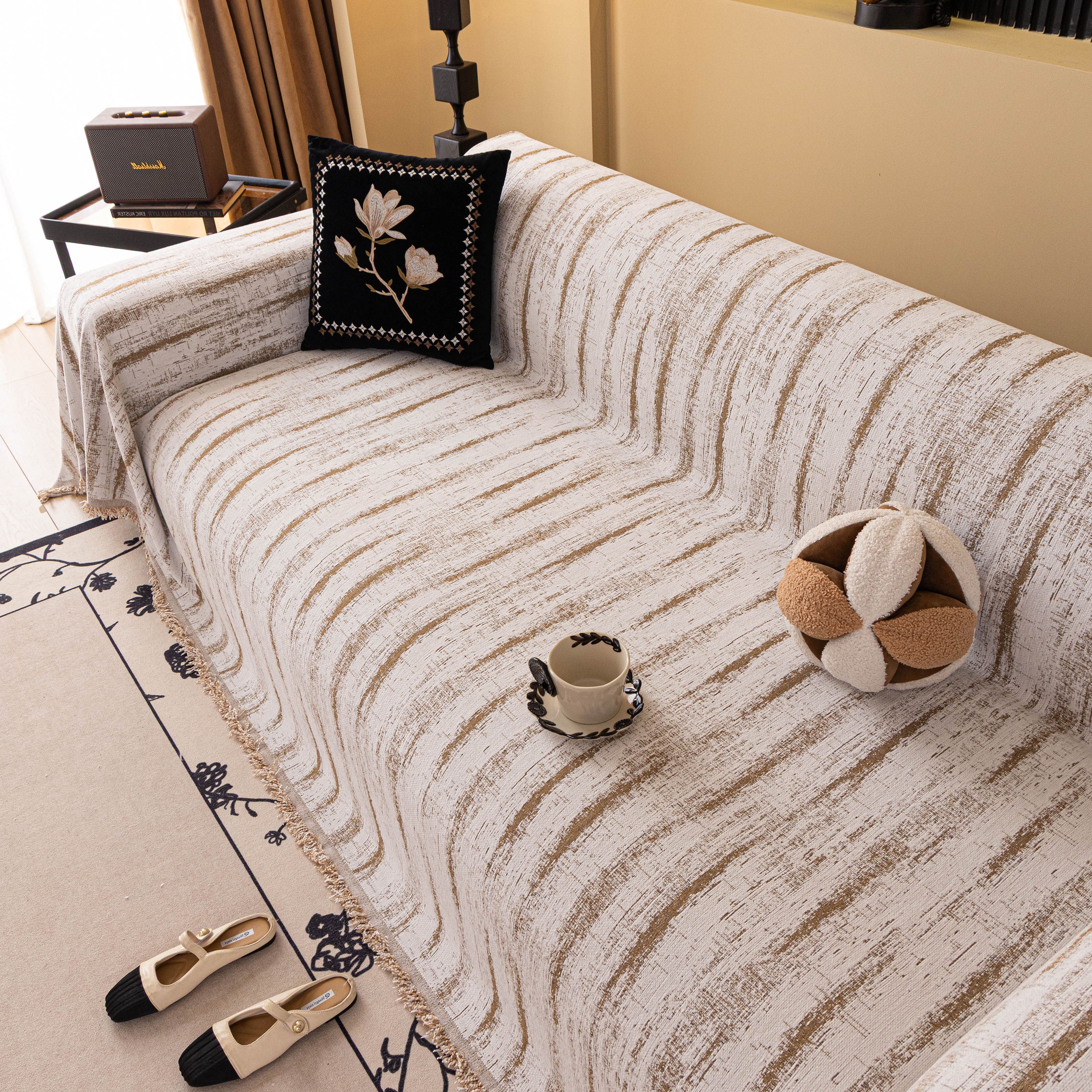 Chenille Oversized Throws for Couches, Washable and Durable Sofa Slipcover for Pets - Image 45