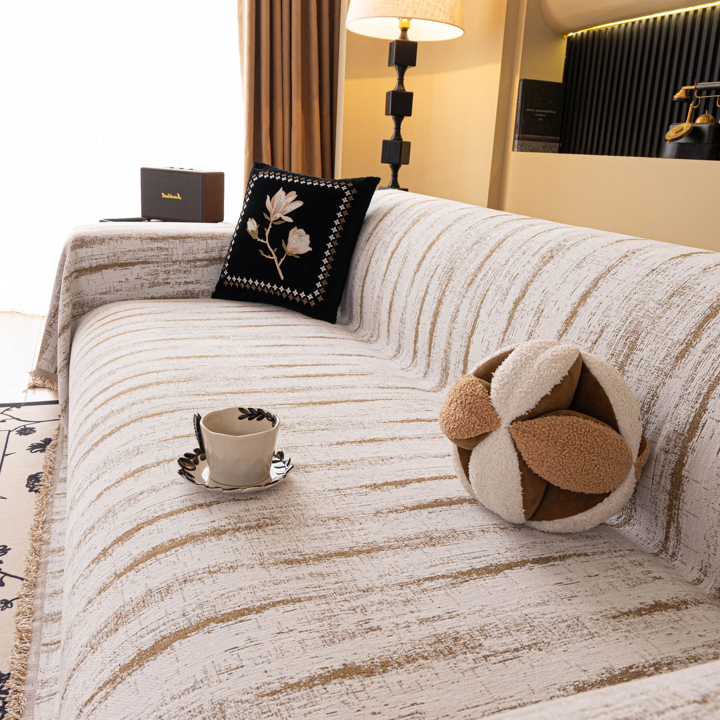 Chenille Oversized Throws for Couches, Washable and Durable Sofa Slipcover for Pets - Image 46