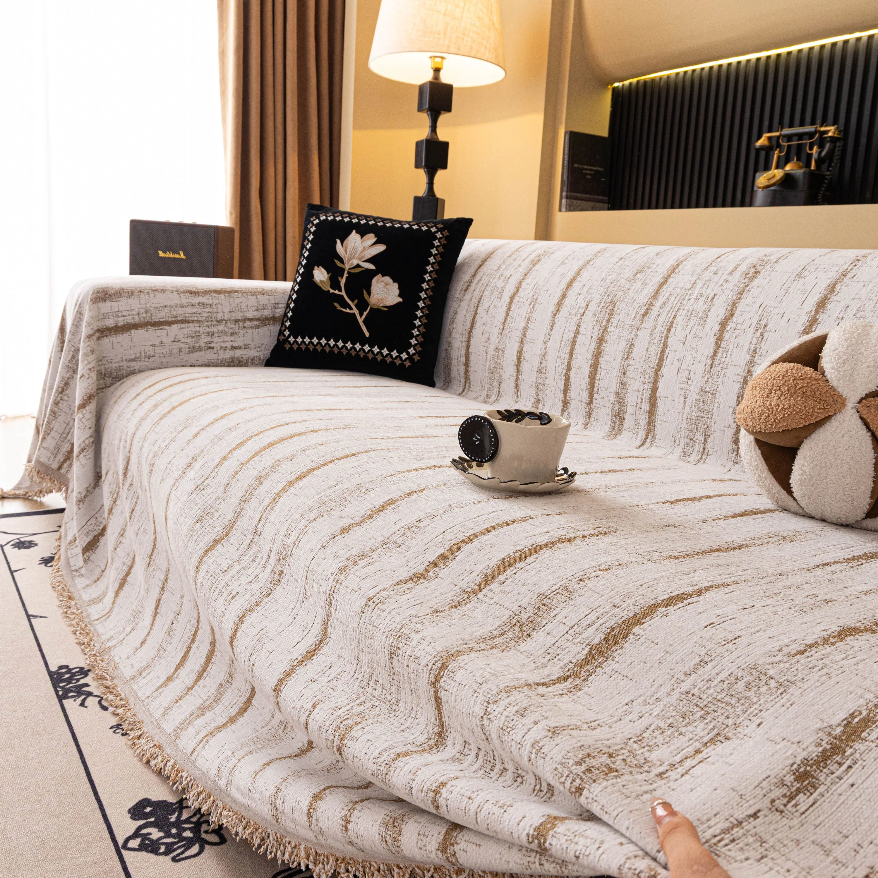 Chenille Oversized Throws for Couches, Washable and Durable Sofa Slipcover for Pets - Image 53