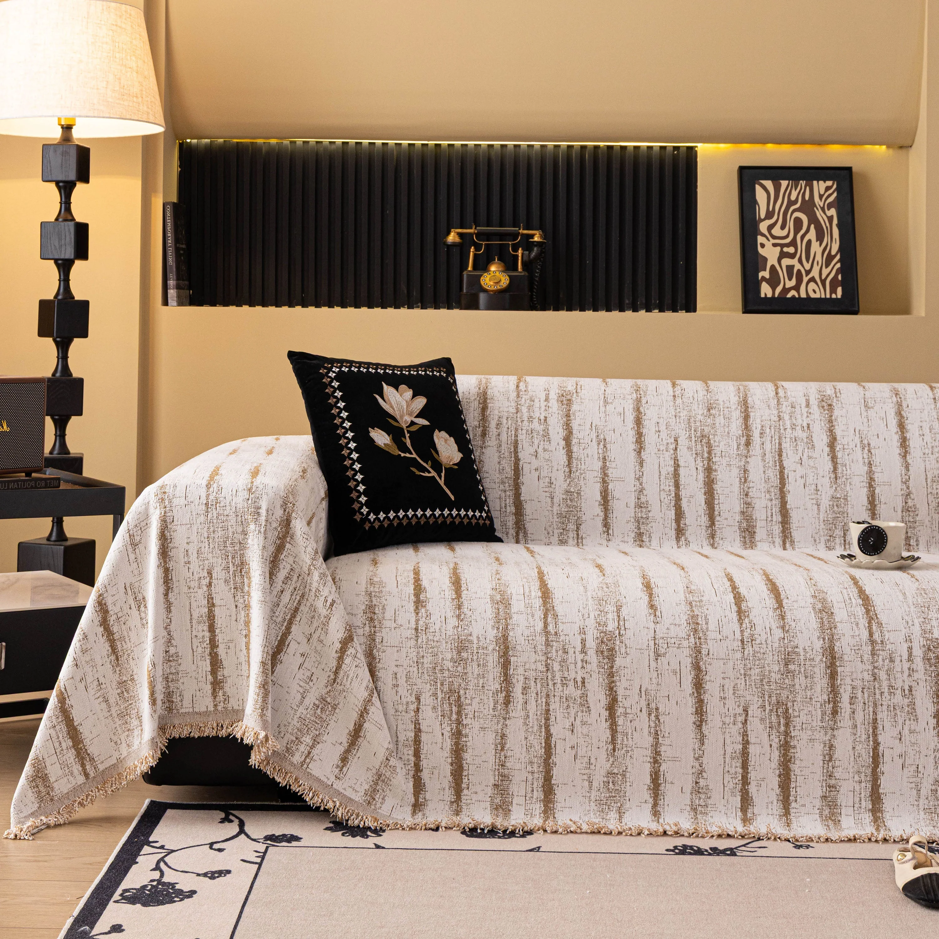 Chenille Oversized Throws for Couches, Washable and Durable Sofa Slipcover for Pets - Image 64