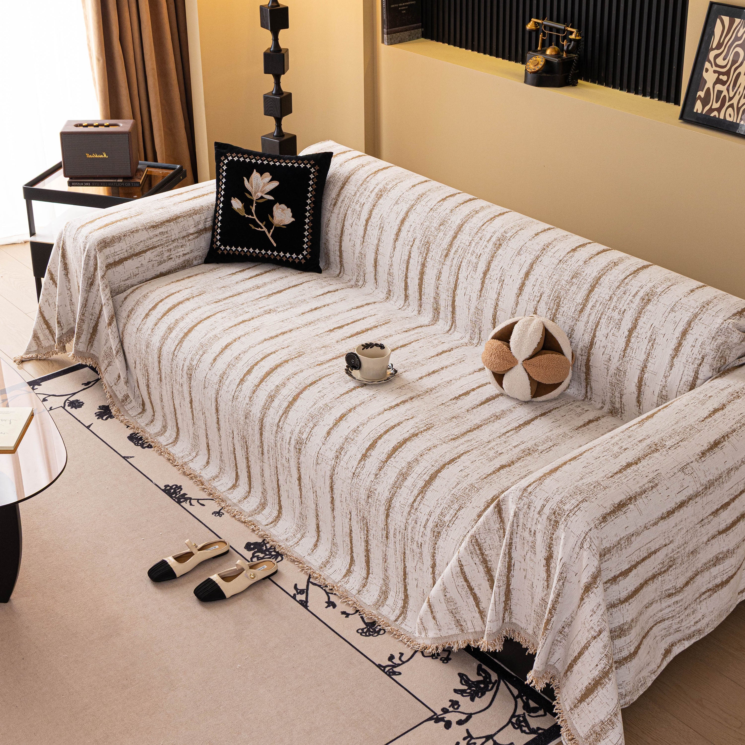 Chenille Oversized Throws for Couches, Washable and Durable Sofa Slipcover for Pets - Image 66
