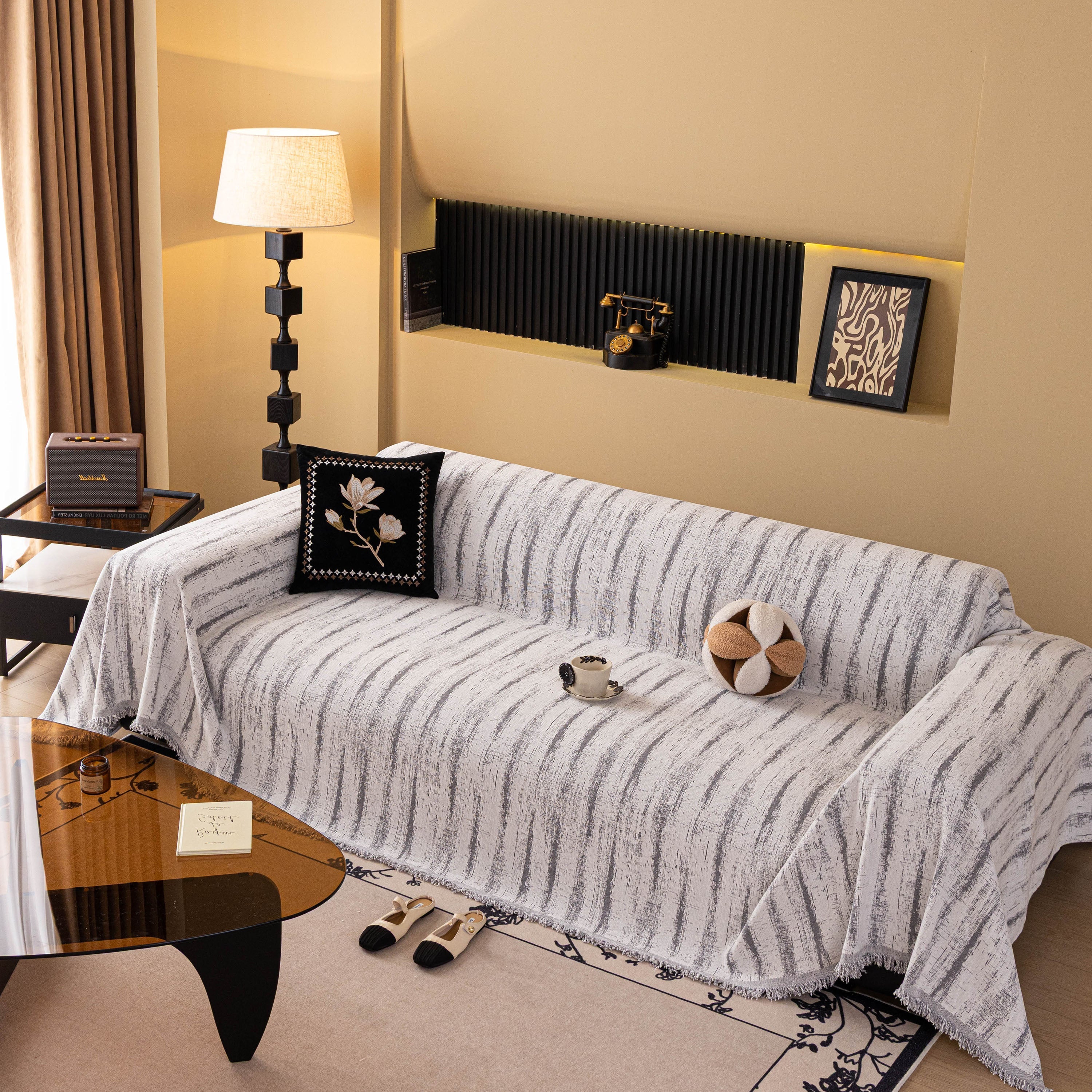 Chenille Oversized Throws for Couches, Washable and Durable Sofa Slipcover for Pets - Image 72