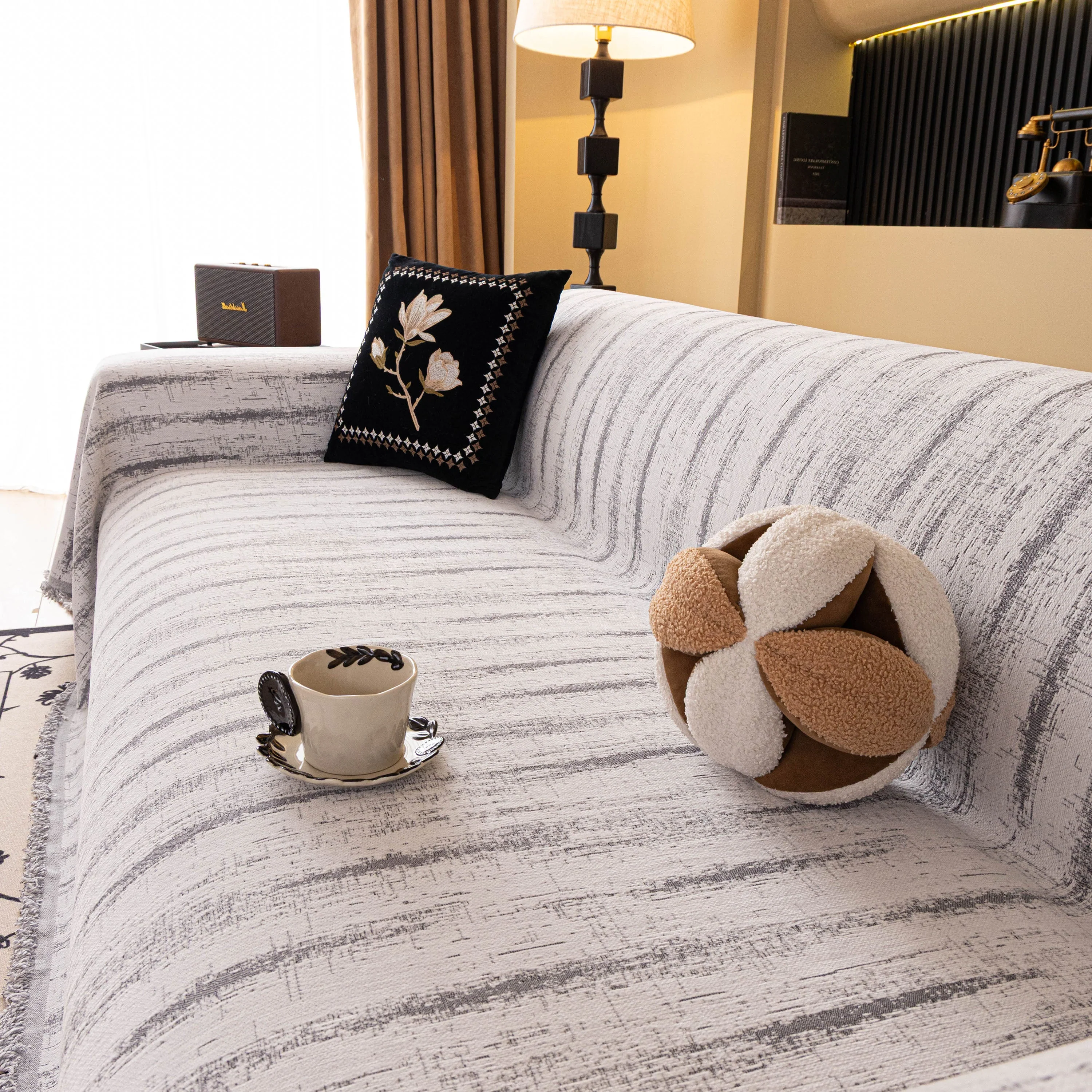 Chenille Oversized Throws for Couches, Washable and Durable Sofa Slipcover for Pets - Image 92