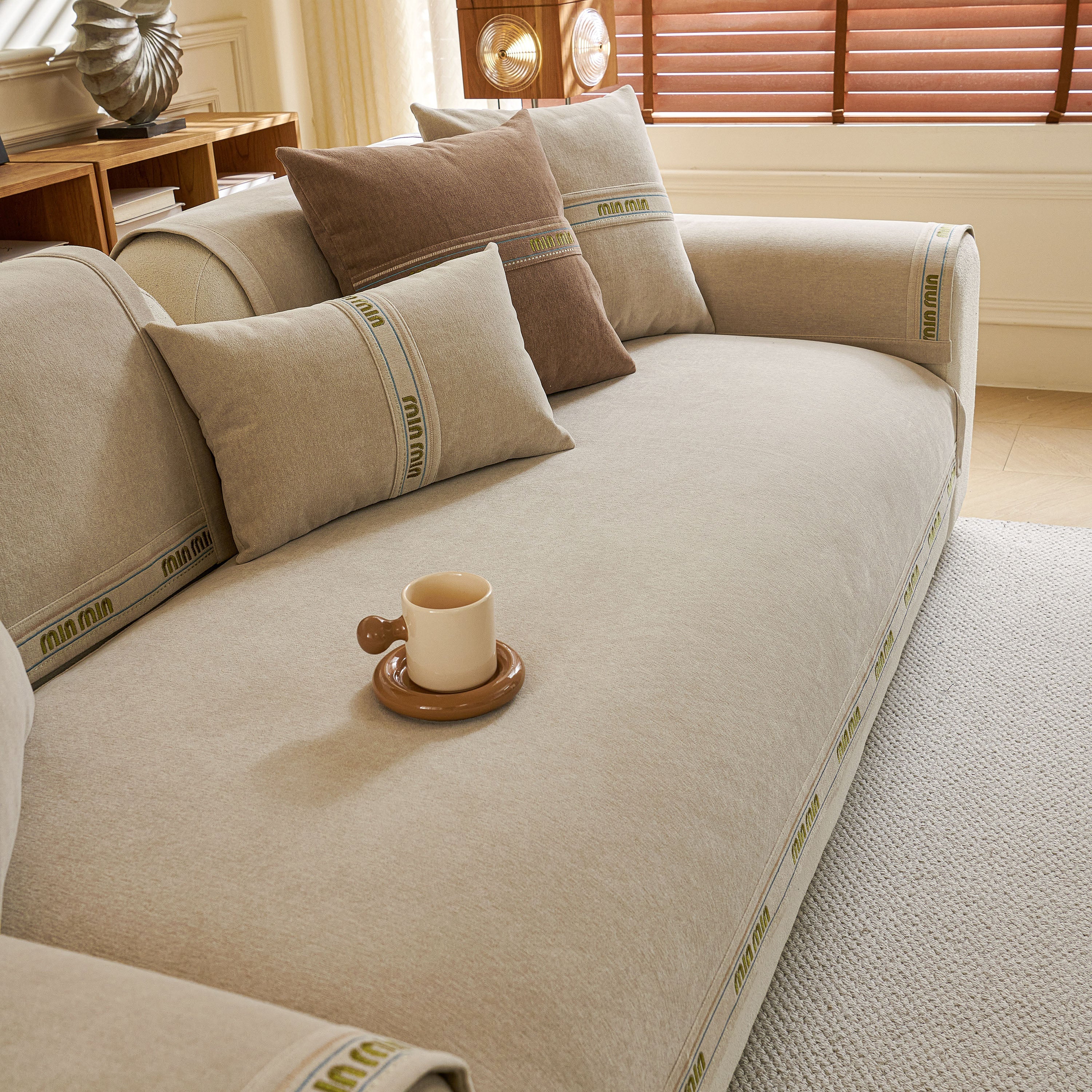 Chenille Sofa Cover Pet Mat, Non-Slip Couch Protector for Sectional & L-Shaped Sofas - Image 16