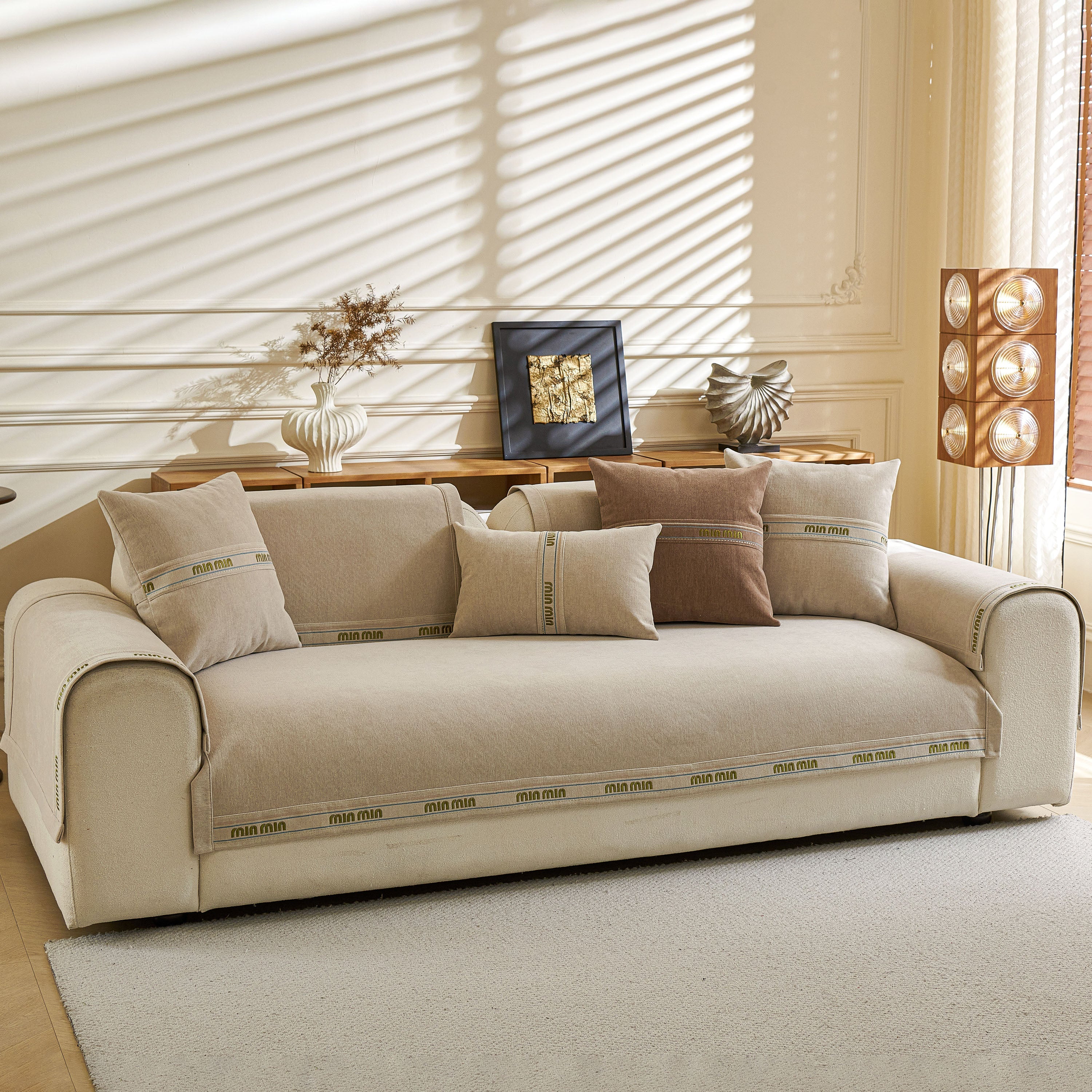 Chenille Sofa Cover Pet Mat, Non-Slip Couch Protector for Sectional & L-Shaped Sofas - Image 22