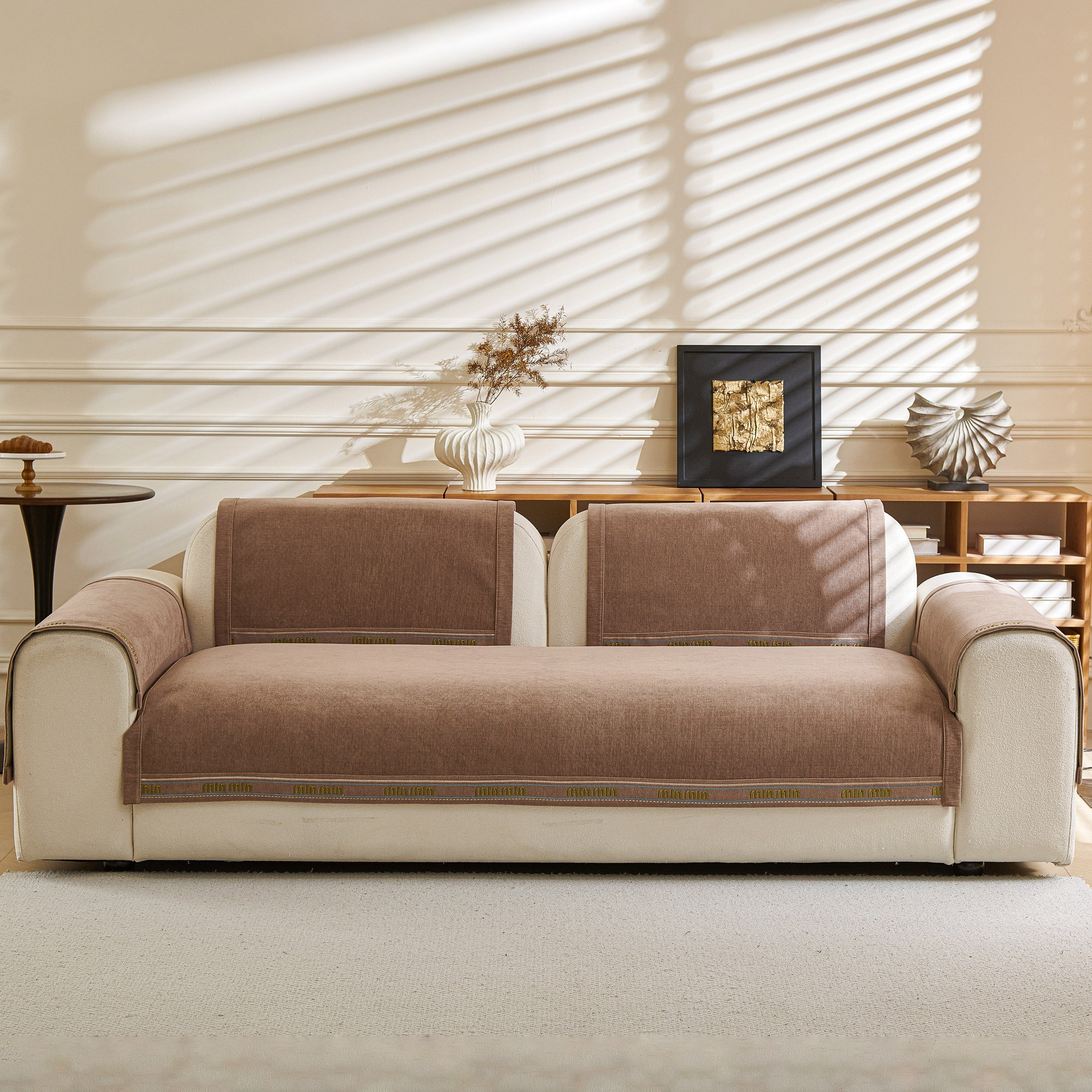 Chenille Sofa Cover Pet Mat, Non-Slip Couch Protector for Sectional & L-Shaped Sofas - Image 50