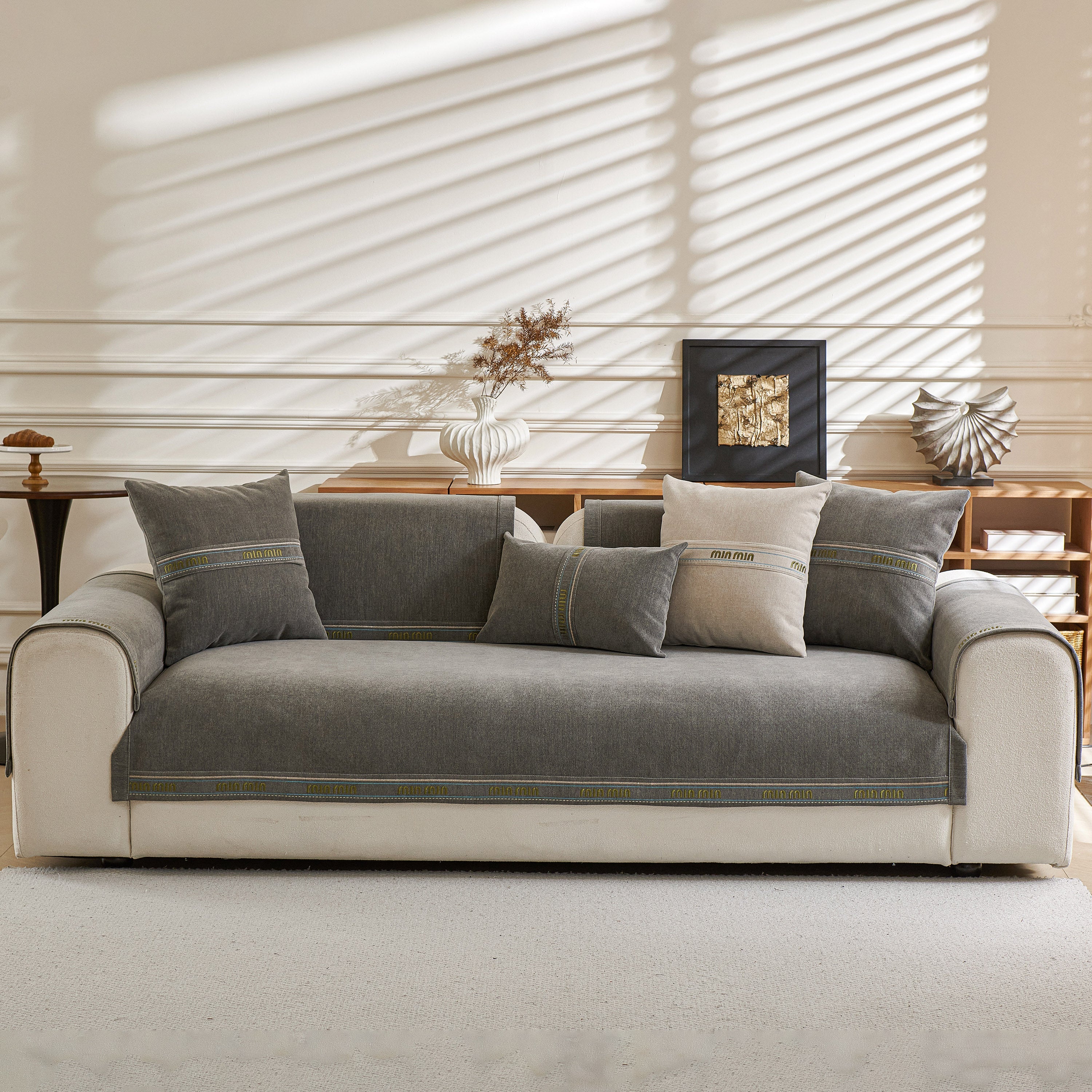 Chenille Sofa Cover Pet Mat, Non-Slip Couch Protector for Sectional & L-Shaped Sofas - Image 51