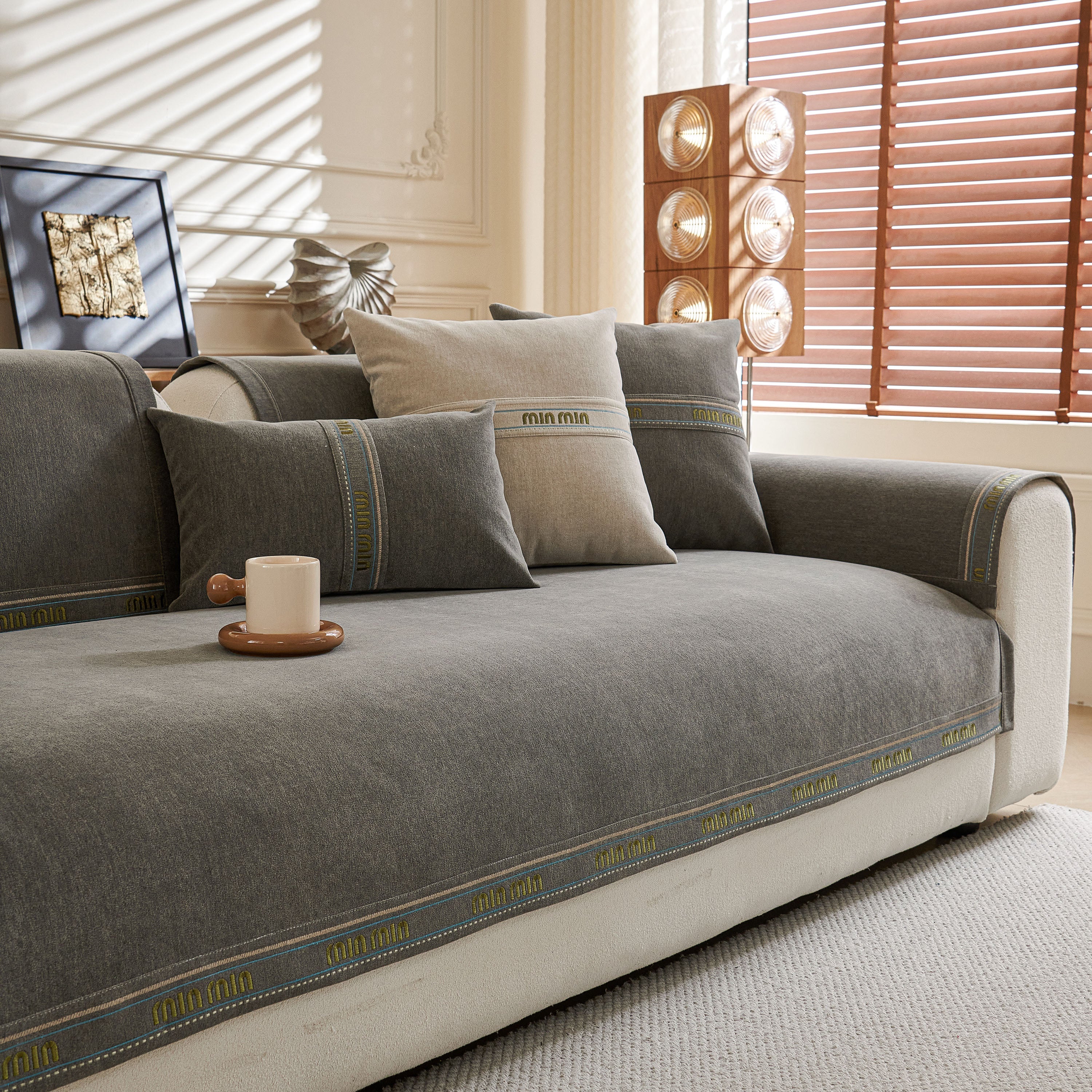 Chenille Sofa Cover Pet Mat, Non-Slip Couch Protector for Sectional & L-Shaped Sofas - Image 68