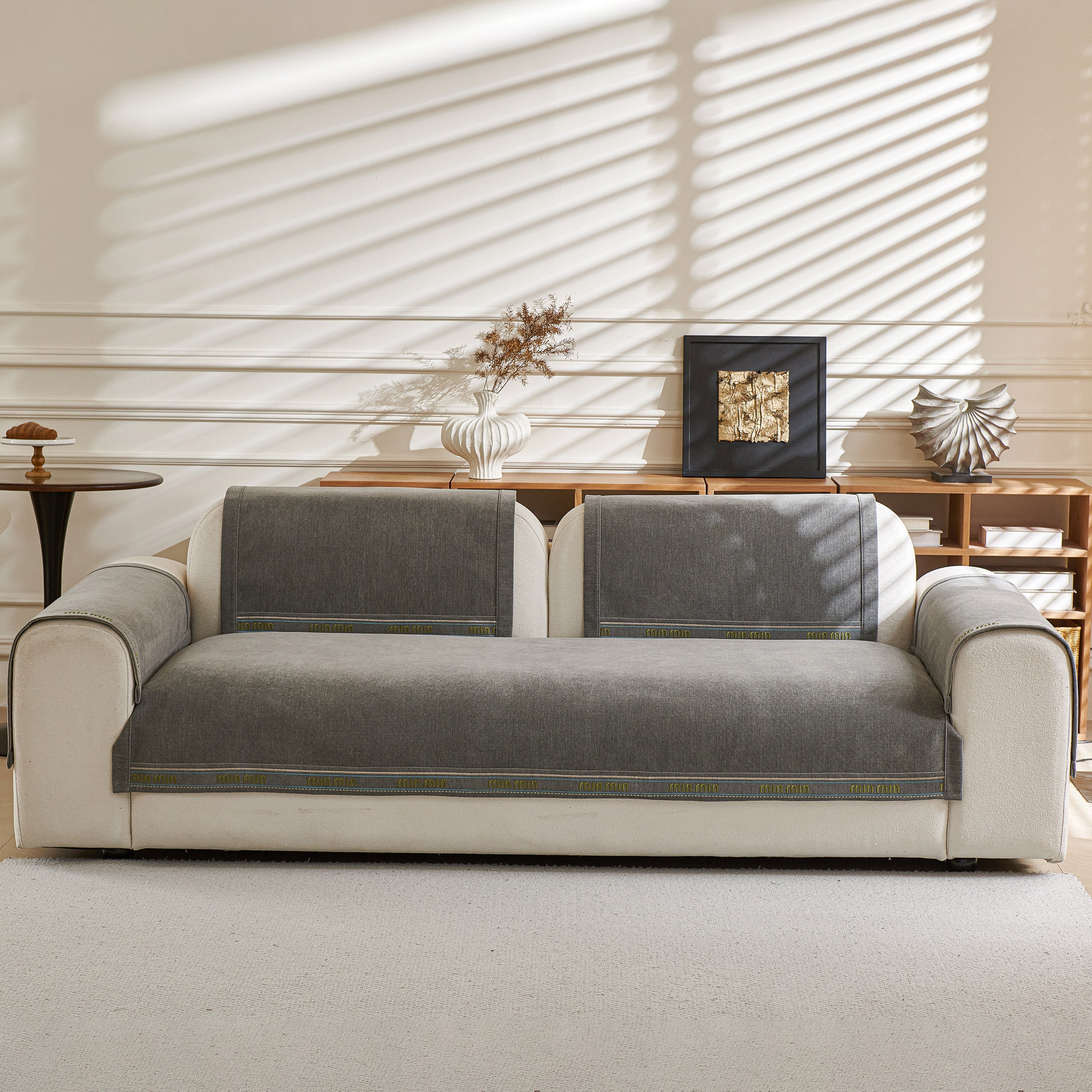Chenille Sofa Cover Pet Mat, Non-Slip Couch Protector for Sectional & L-Shaped Sofas - Image 77