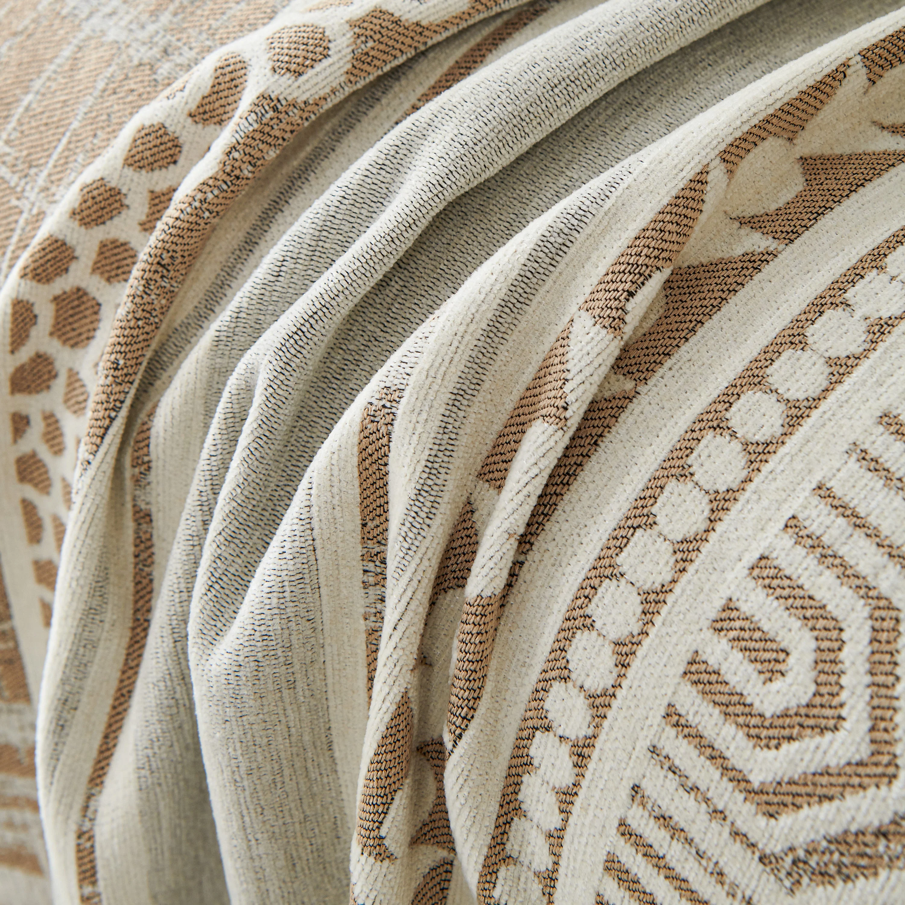Chenille Sofa Cover Throw Blanket, Boho Geometric Scratch Proof Couch Protector - Image 111