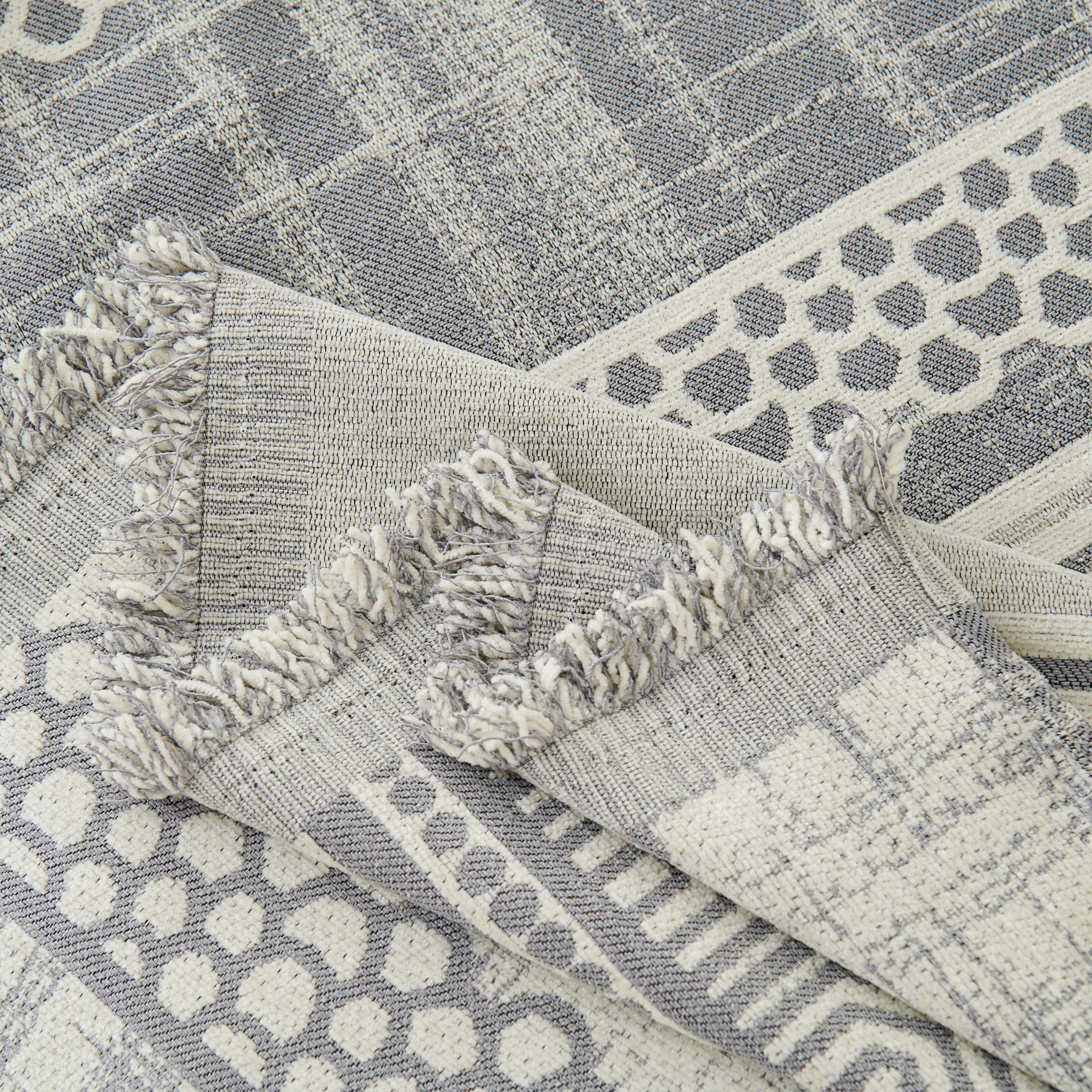 Chenille Sofa Cover Throw Blanket, Boho Geometric Scratch Proof Couch Protector - Image 47