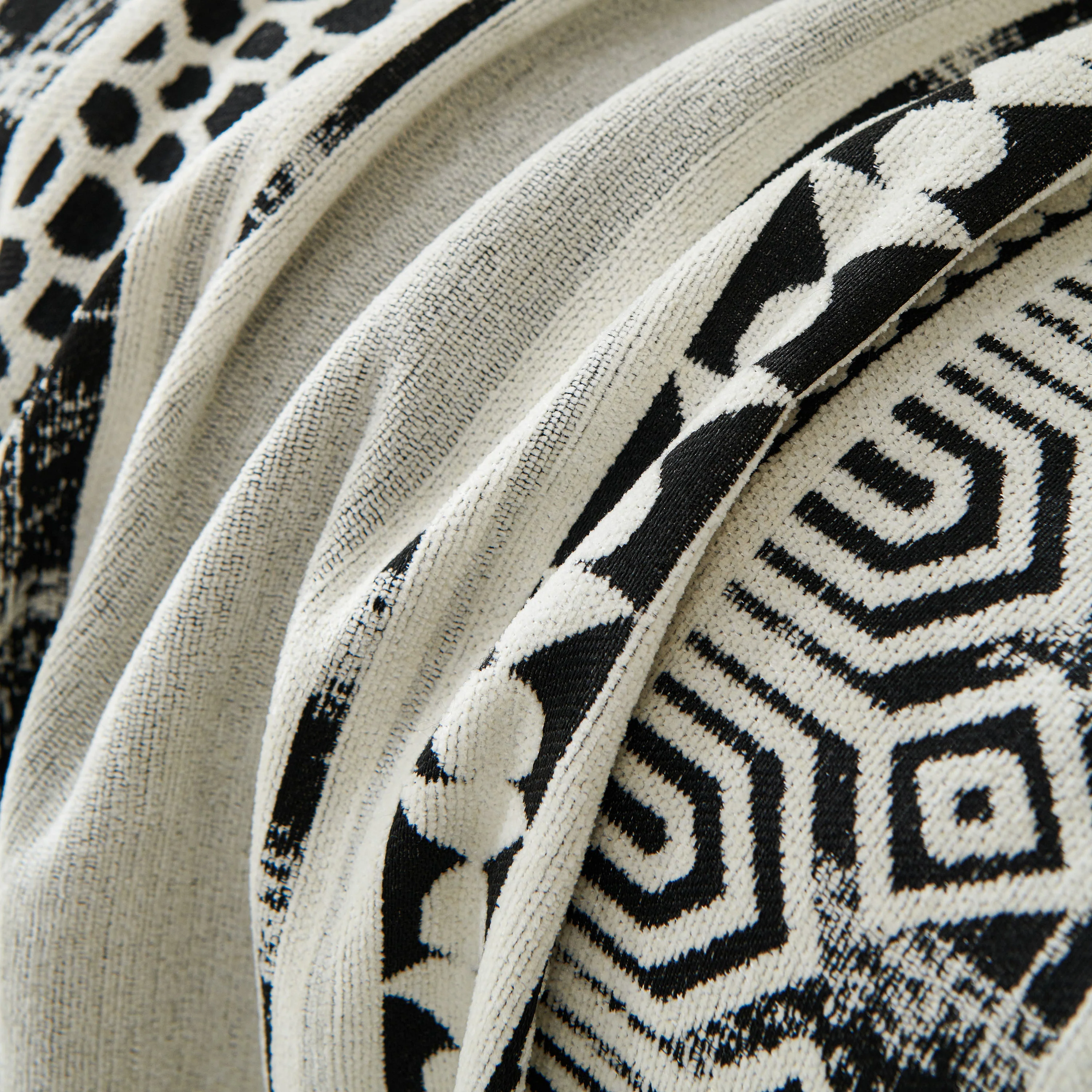 Chenille Sofa Cover Throw Blanket, Boho Geometric Scratch Proof Couch Protector - Image 6