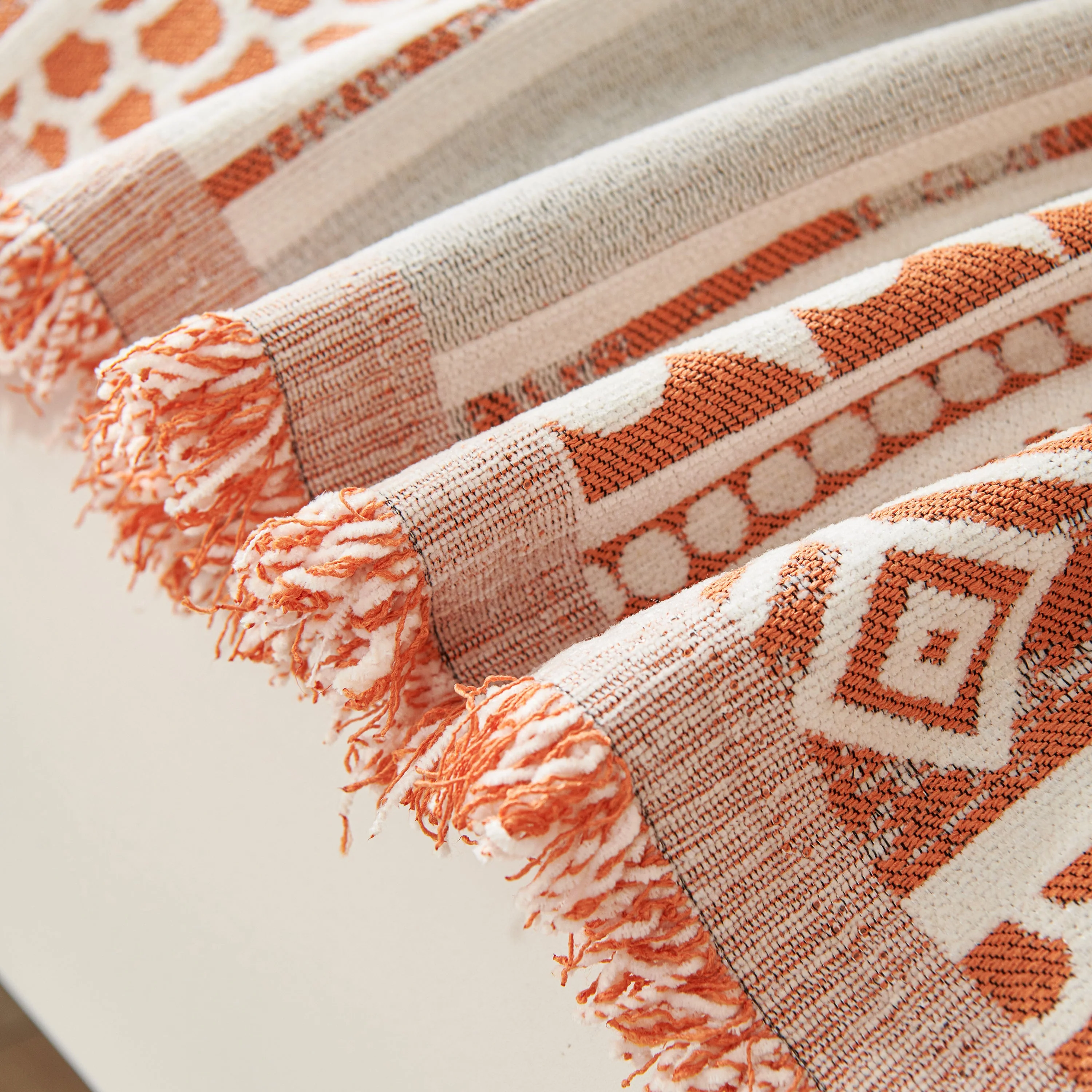 Chenille Sofa Cover Throw Blanket, Boho Geometric Scratch Proof Couch Protector - Image 64
