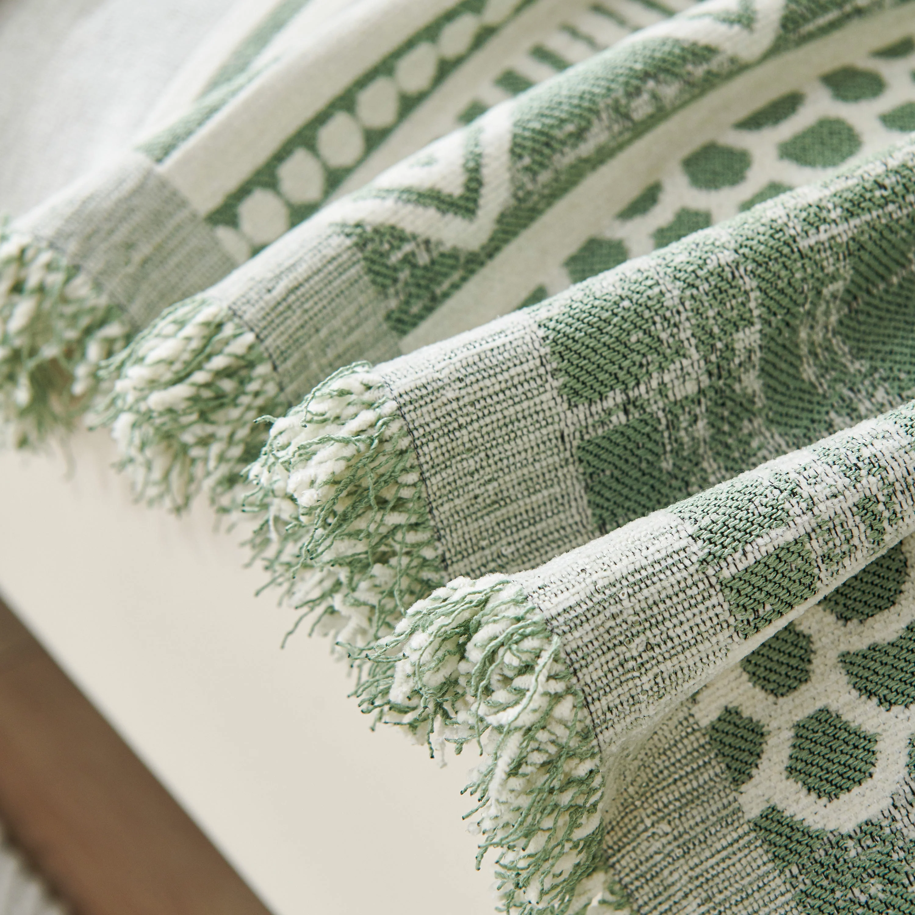 Chenille Sofa Cover Throw Blanket, Boho Geometric Scratch Proof Couch Protector - Image 85