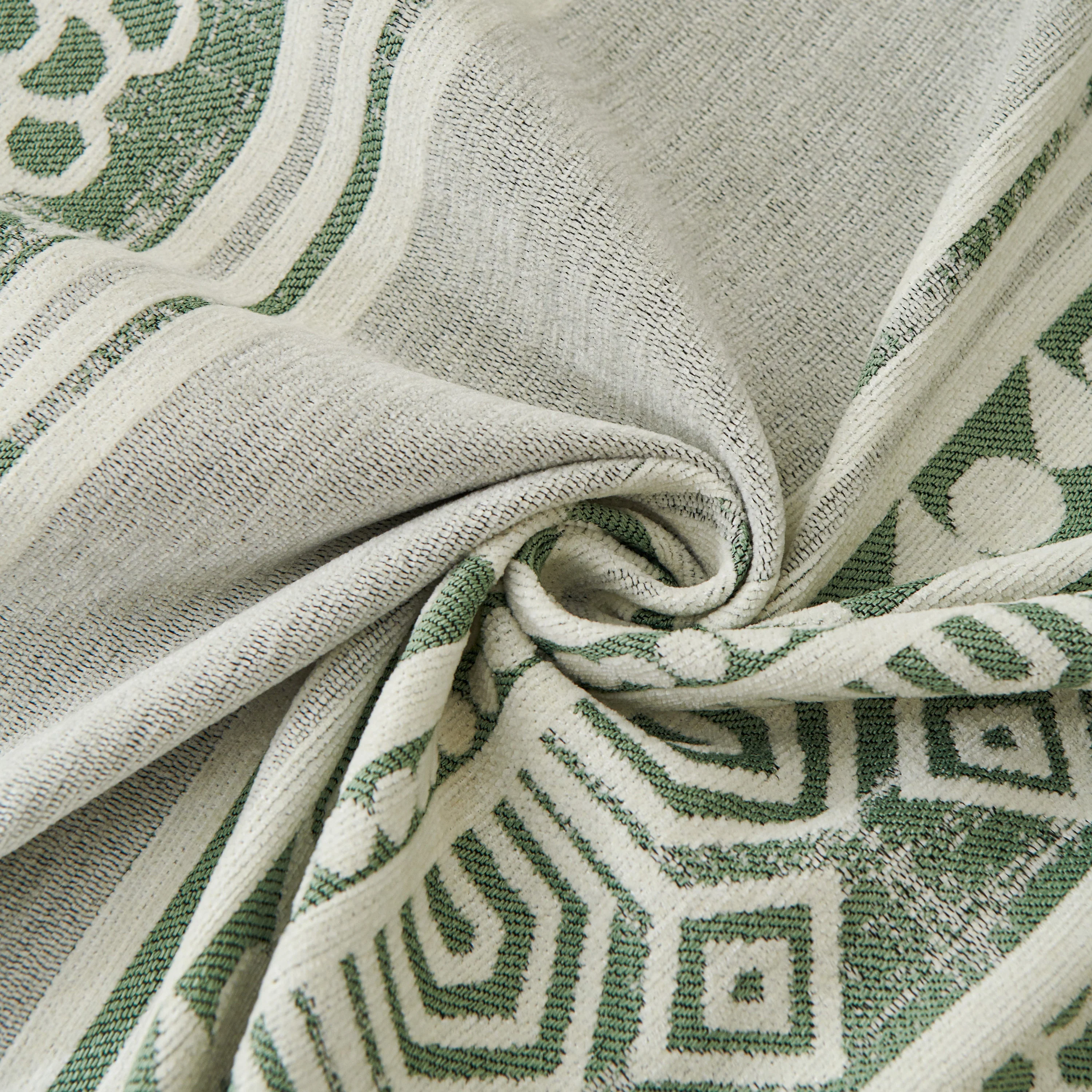 Chenille Sofa Cover Throw Blanket, Boho Geometric Scratch Proof Couch Protector - Image 86