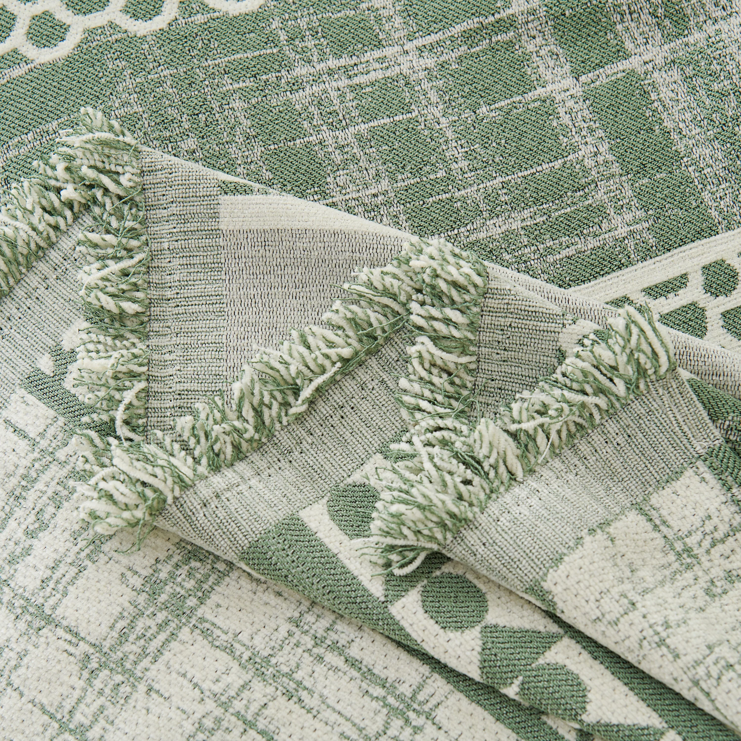 Chenille Sofa Cover Throw Blanket, Boho Geometric Scratch Proof Couch Protector - Image 91
