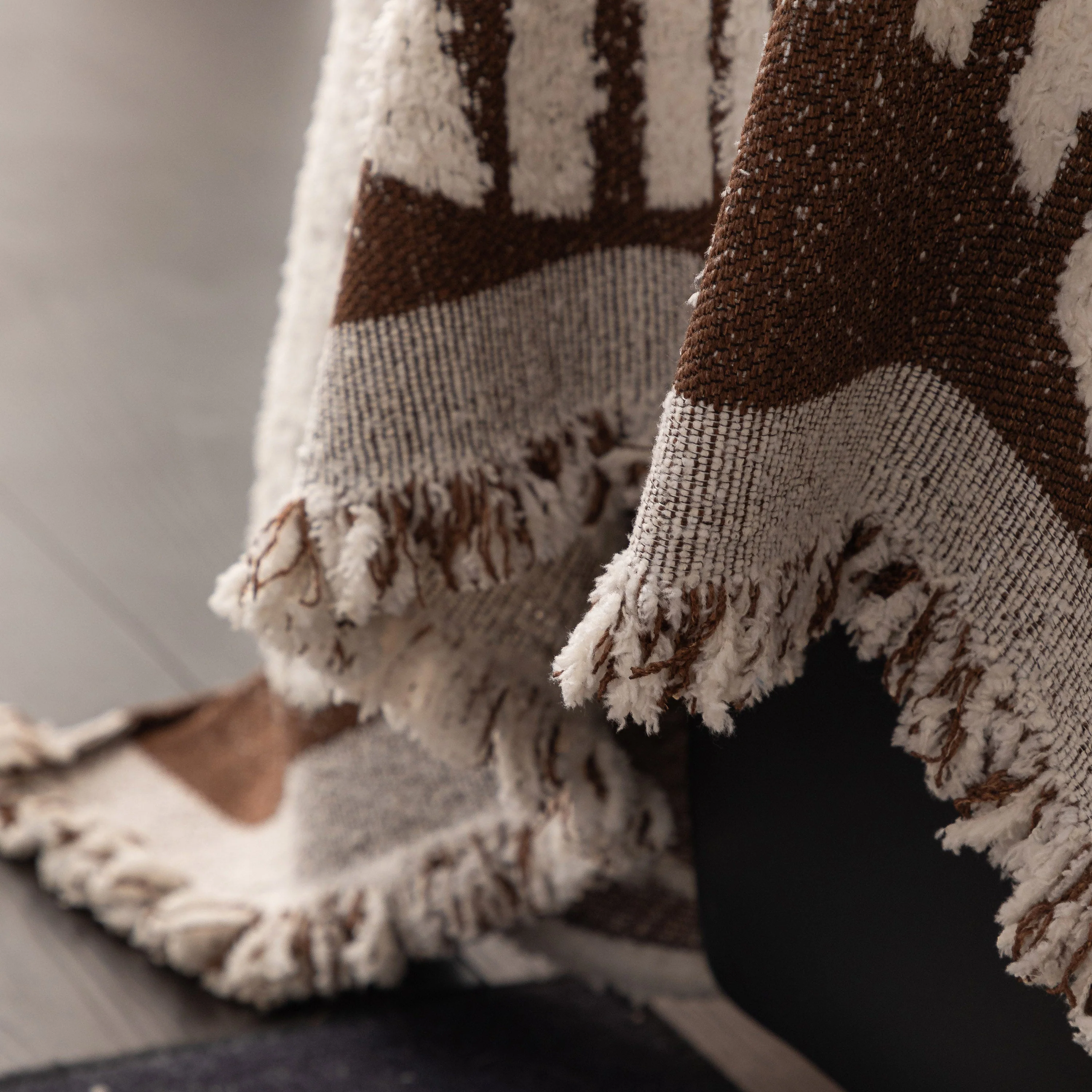 Chenille Sofa Cover Throw Blanket Woven Textured Decorative Furniture Slipcover - Image 23