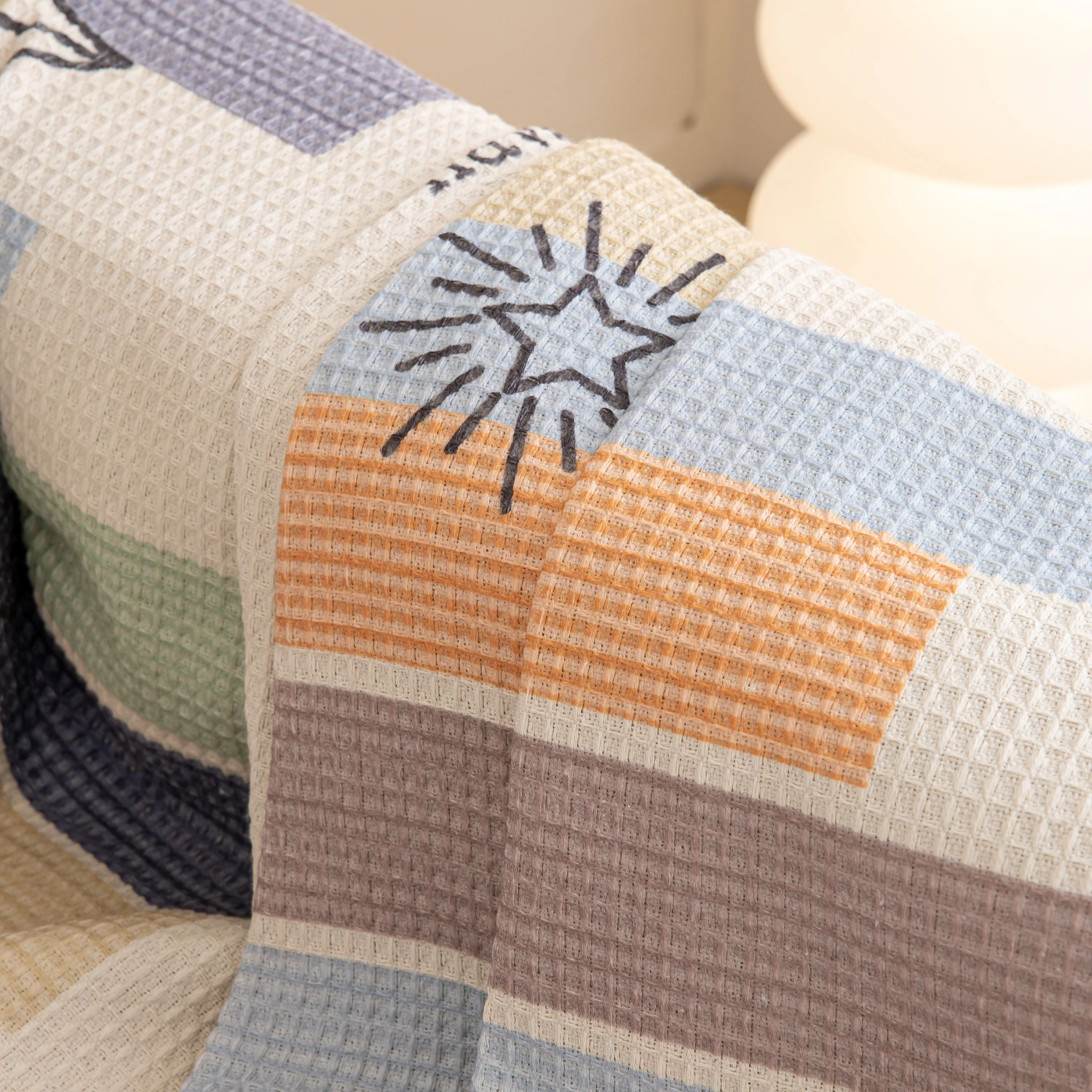 Chenille Sofa Cover Throw, Smile Couch Cover Blanket Throws for Couches, Soft Sofa Towel - Image 16