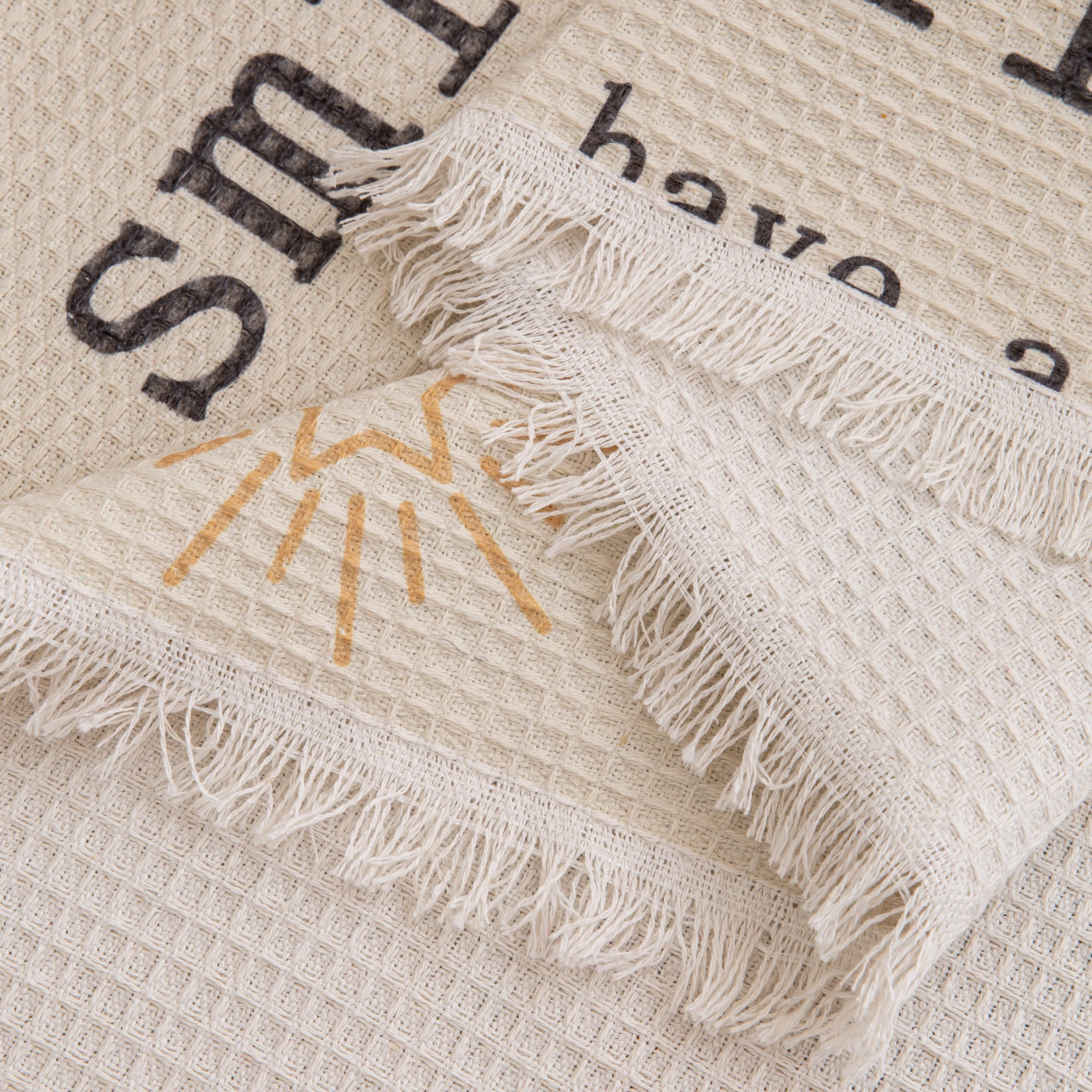 Chenille Sofa Cover Throw, Smile Couch Cover Blanket Throws for Couches, Soft Sofa Towel - Image 6