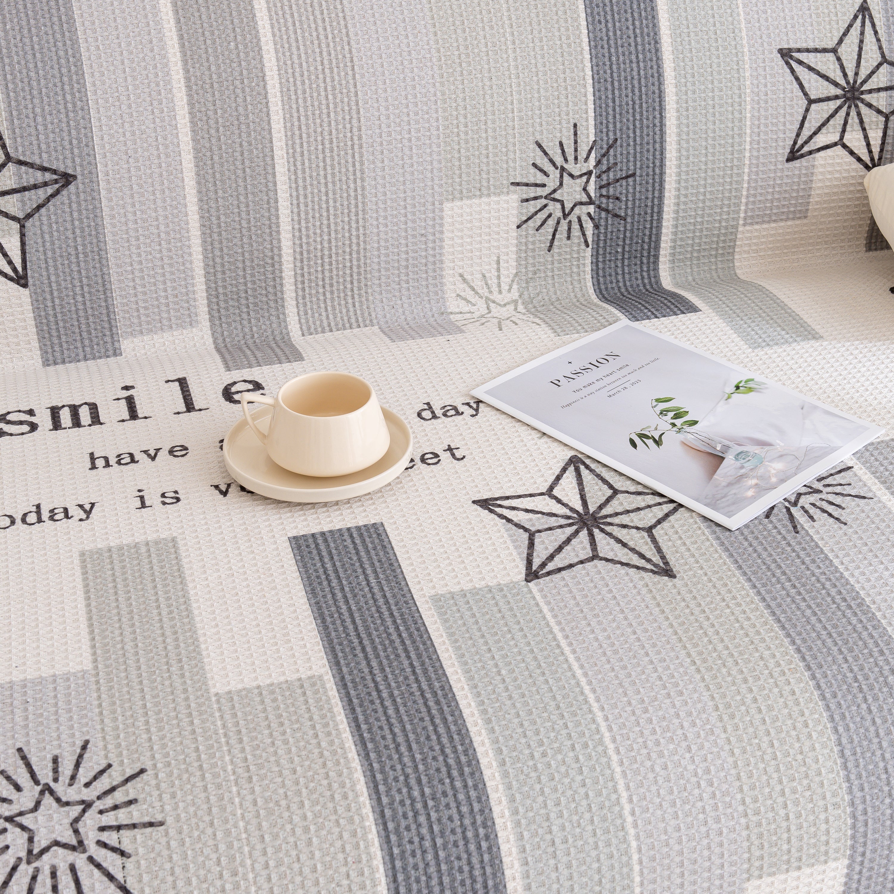 Chenille Sofa Cover Throw, Smile Couch Cover Blanket Throws for Couches, Soft Sofa Towel - Image 98