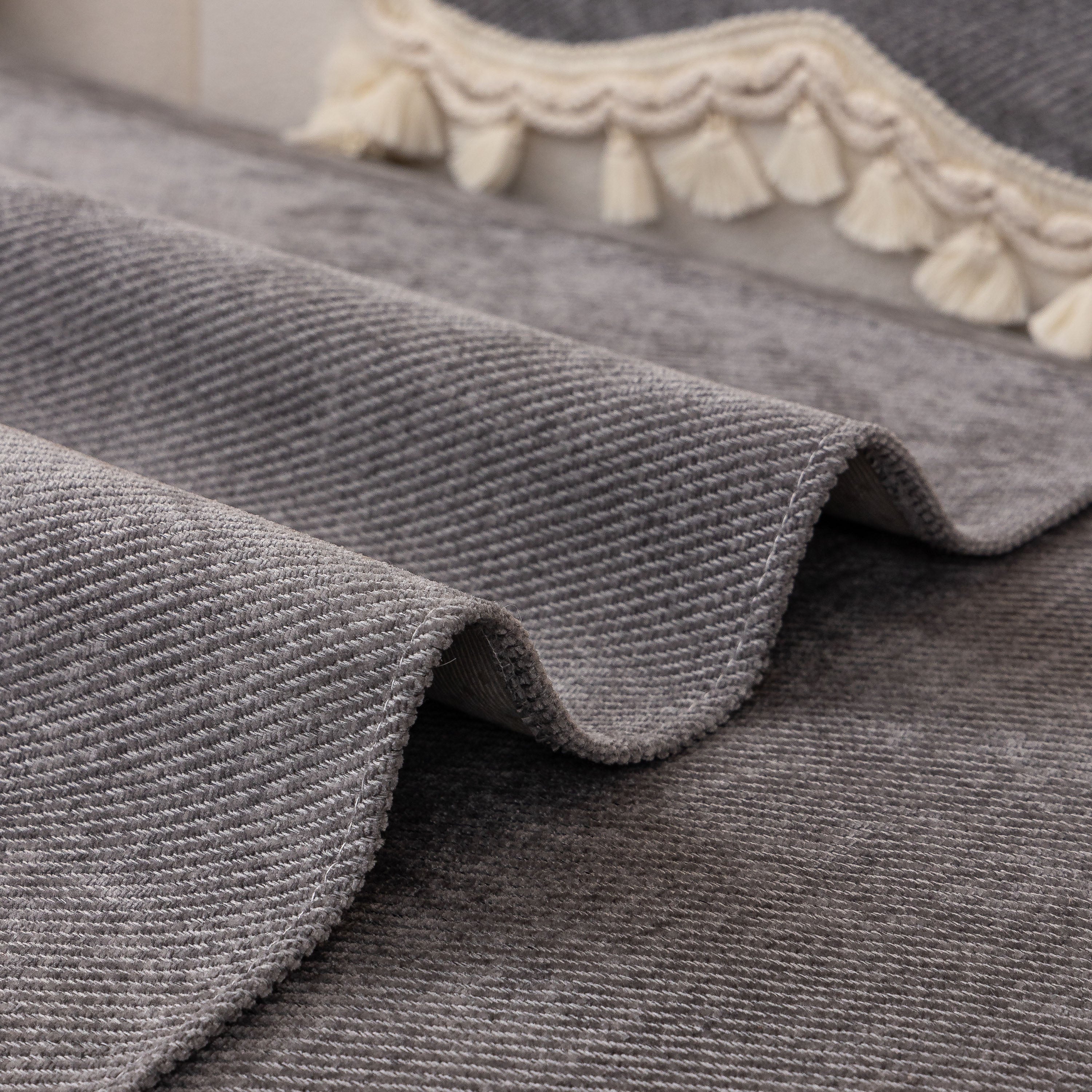 Chenille Sofa Cover Towel – Non-Slip, Washable Pets Couch Protector with Tassels - Image 36