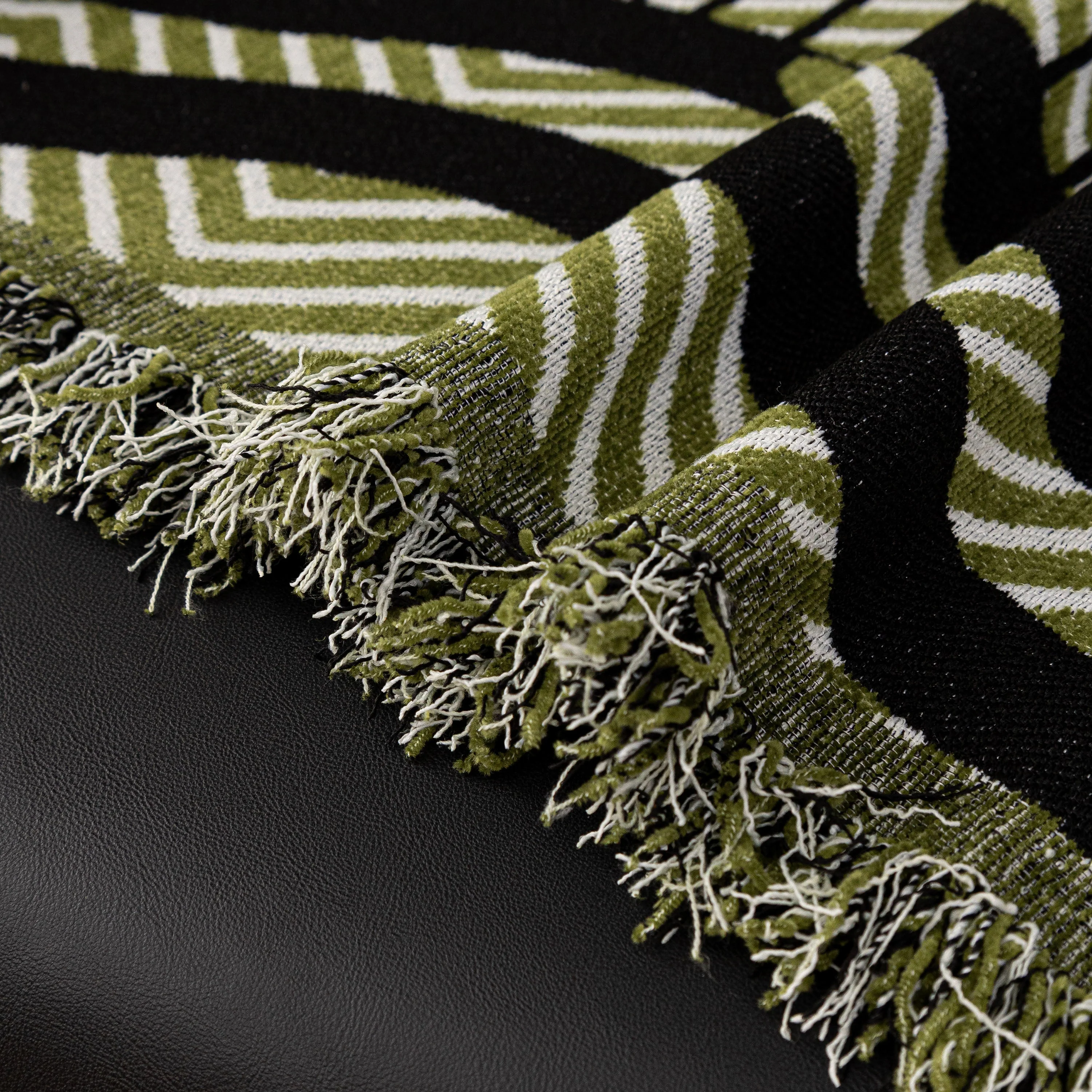 Chenille Sofa Throw Cover, Textured Chevron Decorative Couch Blanket for Living Room - Image 38