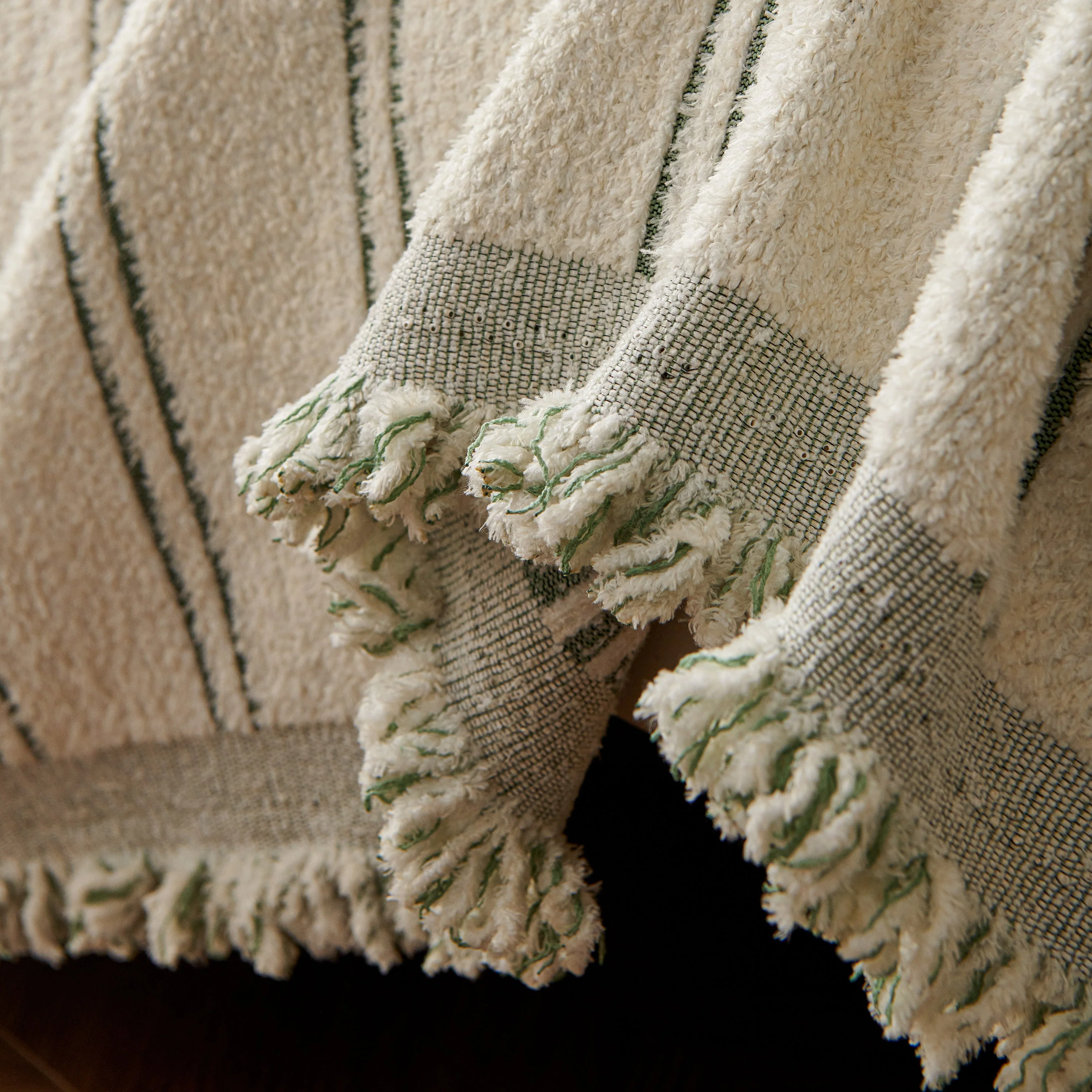 Chenille Striped Floral Couch Cover Sofa Slipcover for Most Shape Sofas, Reversible Sofa Throw Cover - Image 39