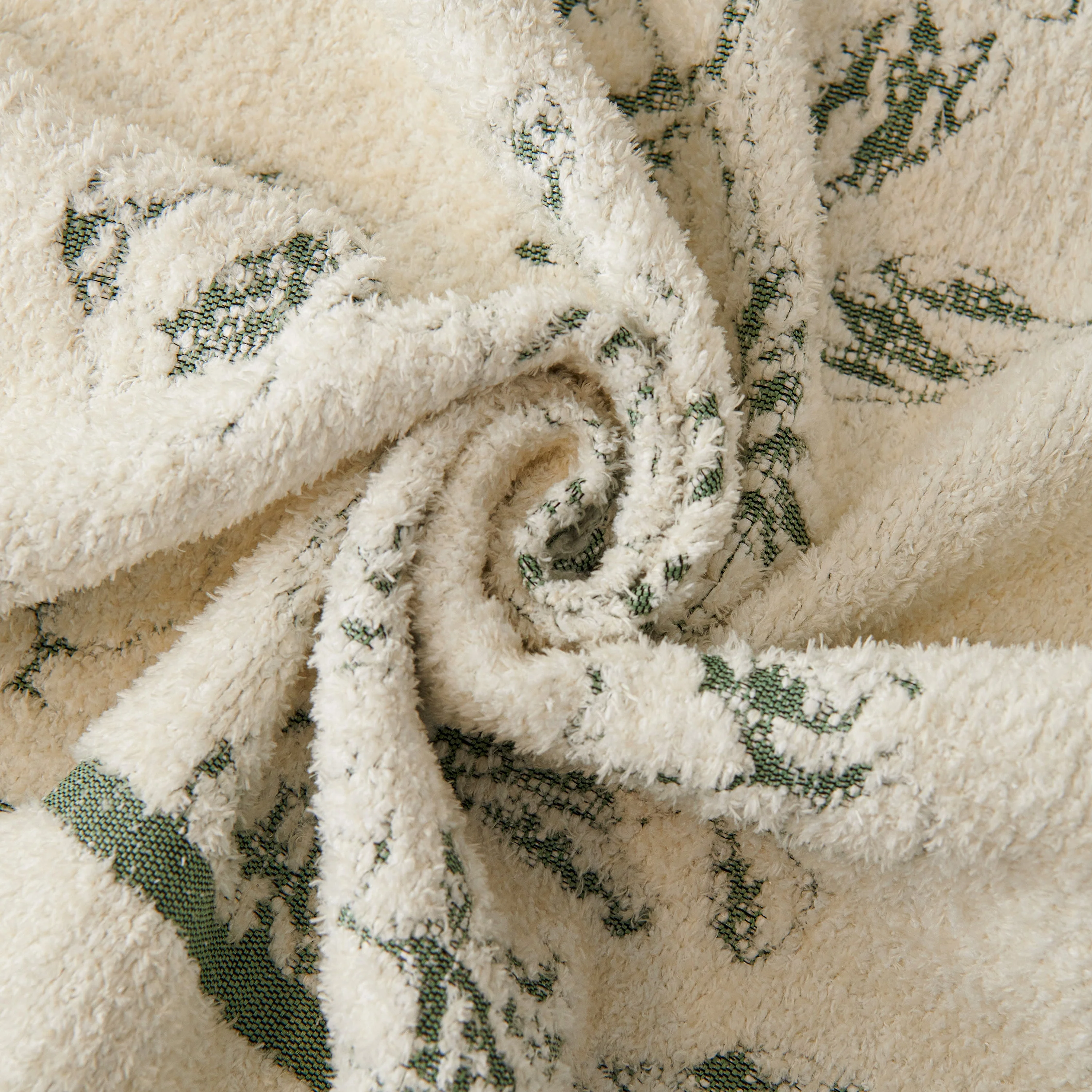 Chenille Striped Floral Couch Cover Sofa Slipcover for Most Shape Sofas, Reversible Sofa Throw Cover - Image 45