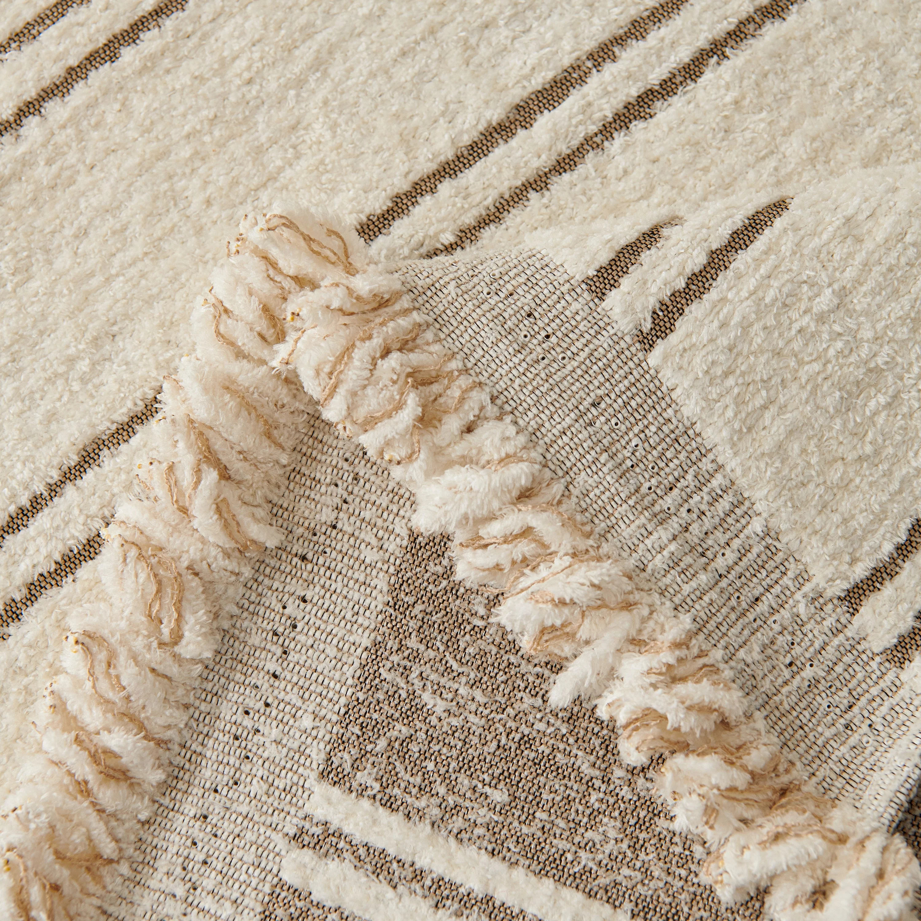 Chenille Striped Floral Couch Cover Sofa Slipcover for Most Shape Sofas, Reversible Sofa Throw Cover - Image 95